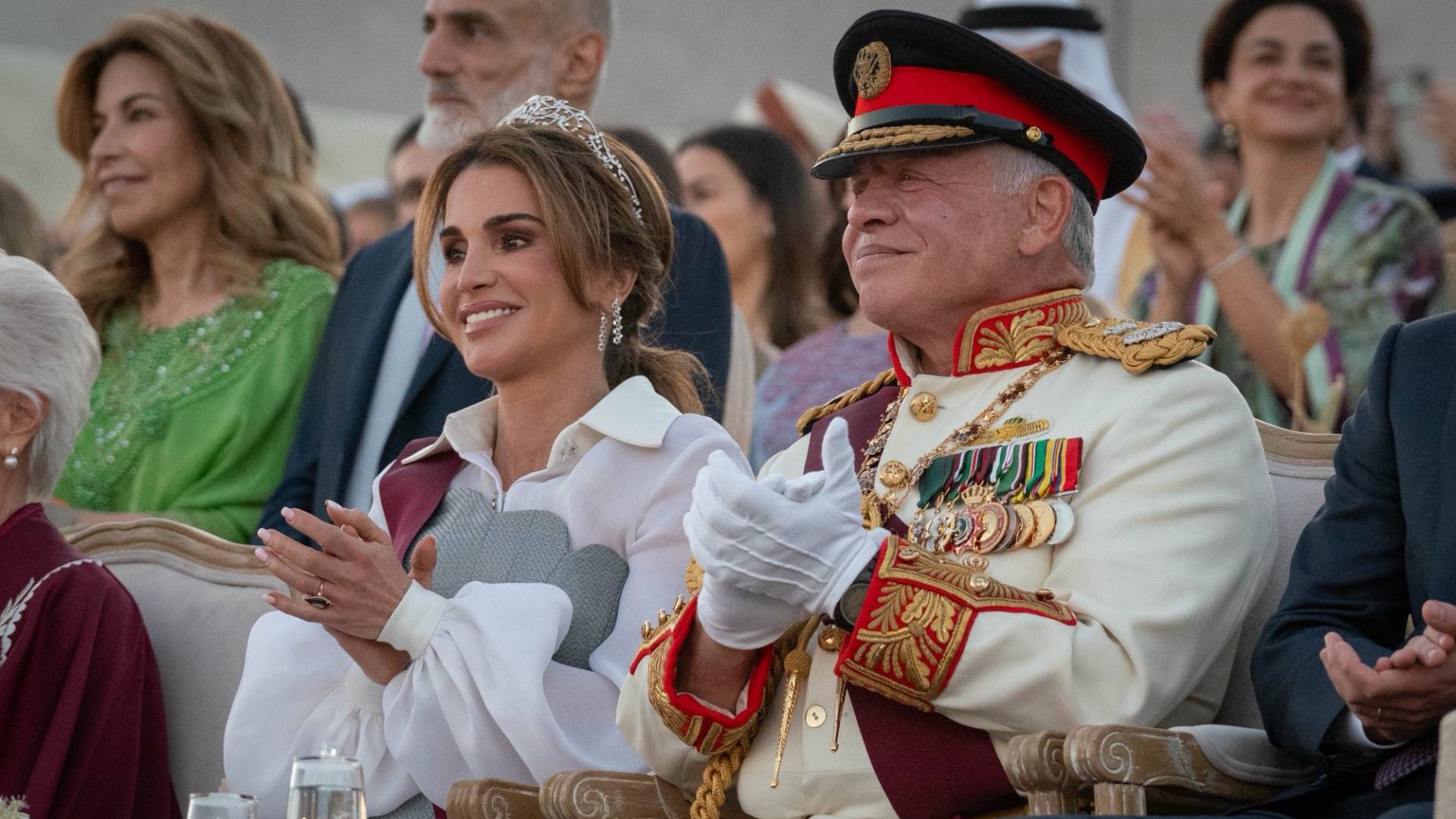 جلالة الملك عبدالله الثاني والملكة رانيا العبدالله