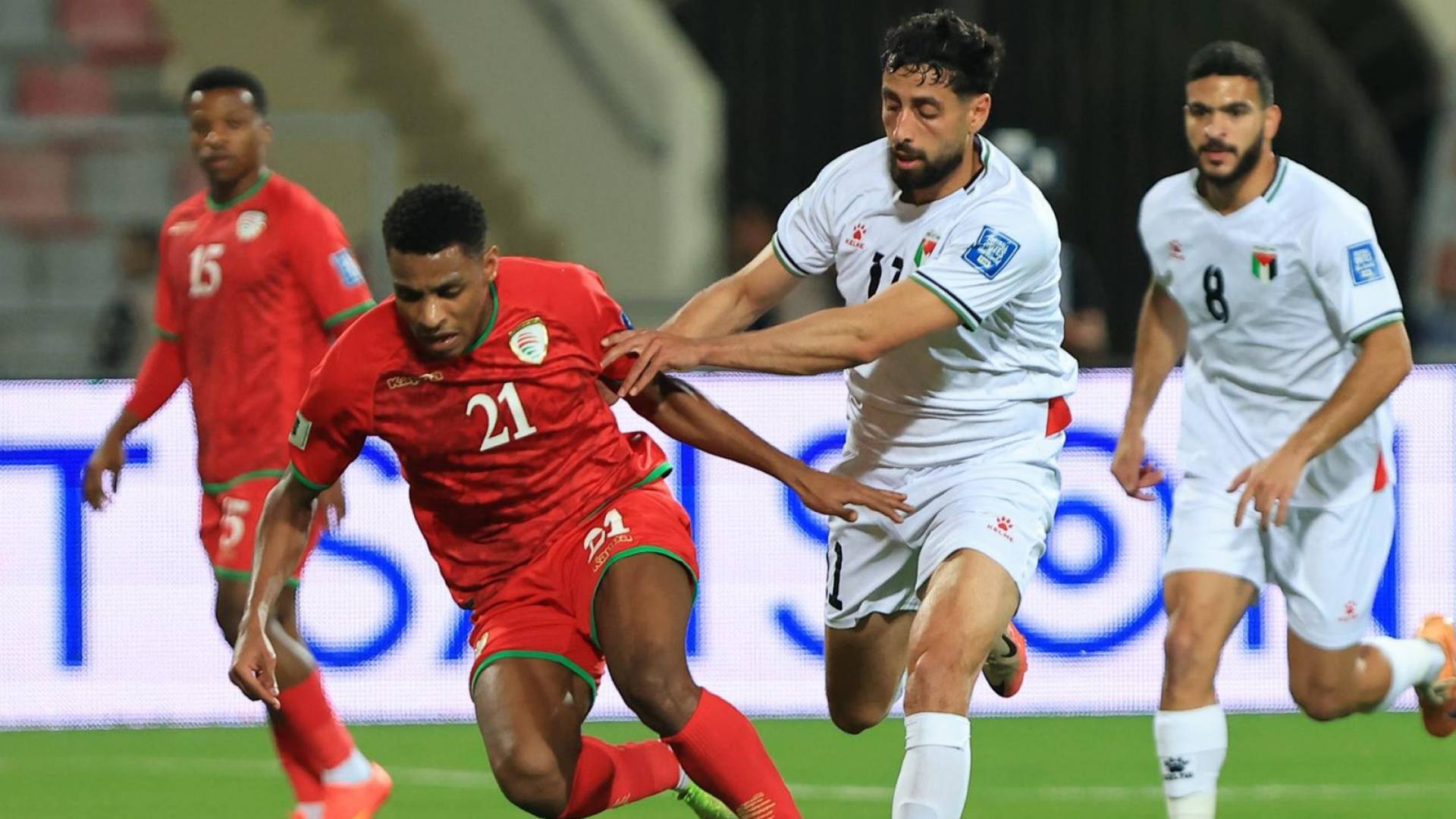 لاعب المنتخب الفلسطيني