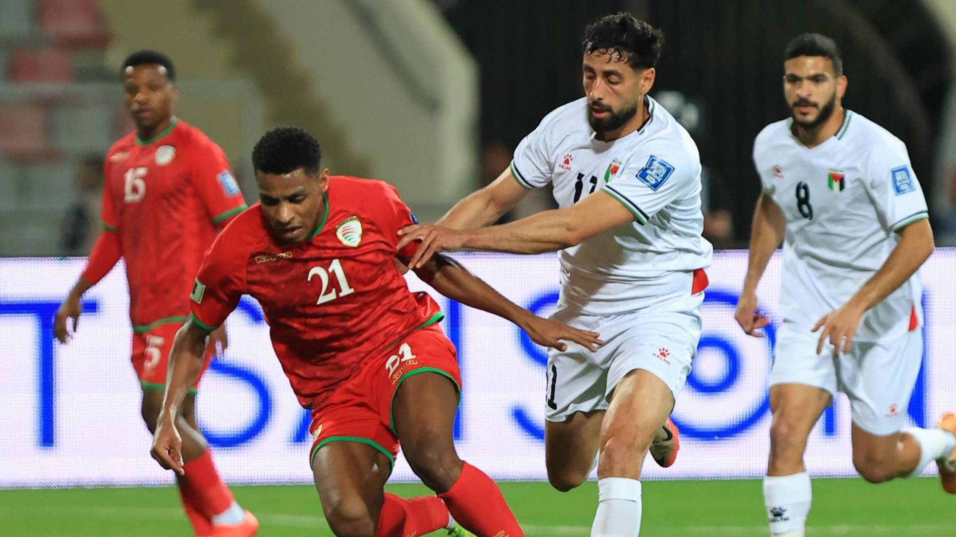 مواجهة فلسطين وعمان في تصفيات كأس العالم