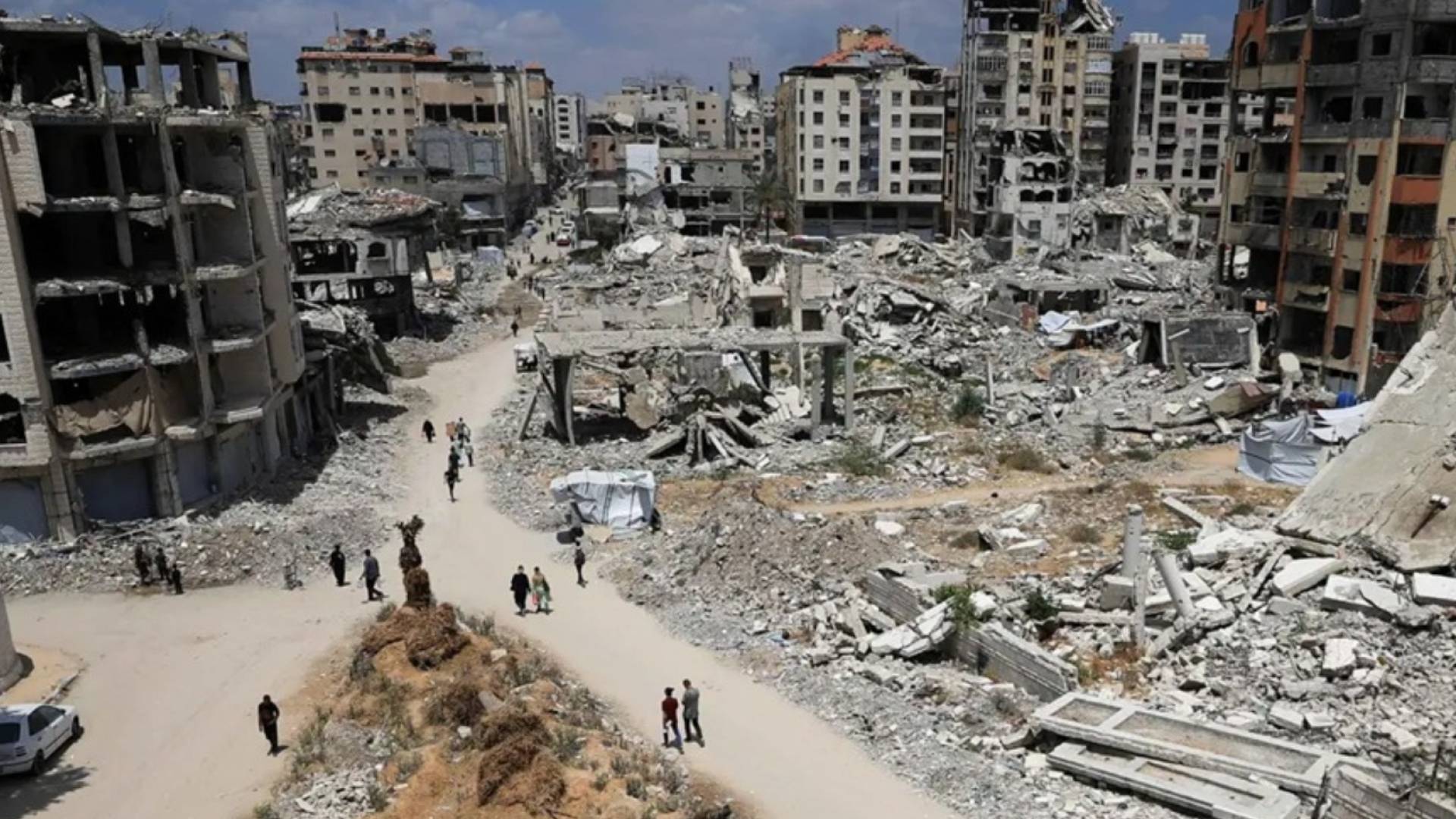 آثار الدمار في قطاع غزة