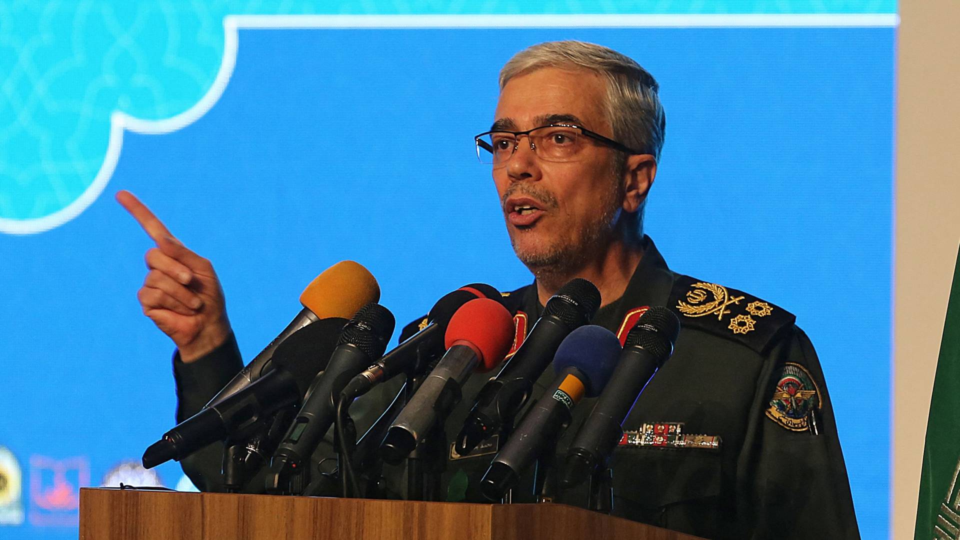 رئيس هيئة الأركان الإيراني اللواء محمد باقري