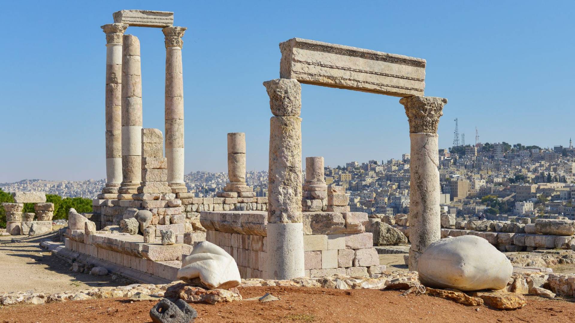 لقطة عامة للعاصمة عمان