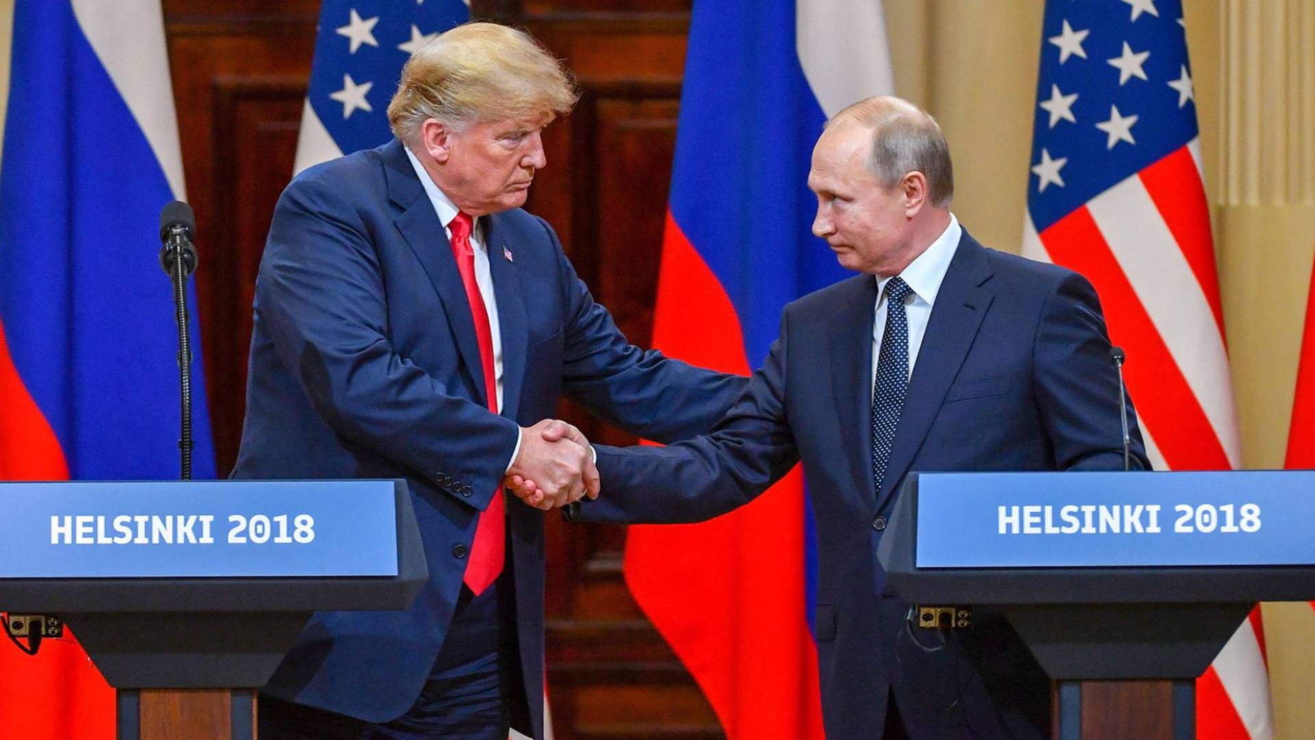 الرئيس الأمريكي دونالد ترمب والرئيس الروسي فلاديمير بوتين