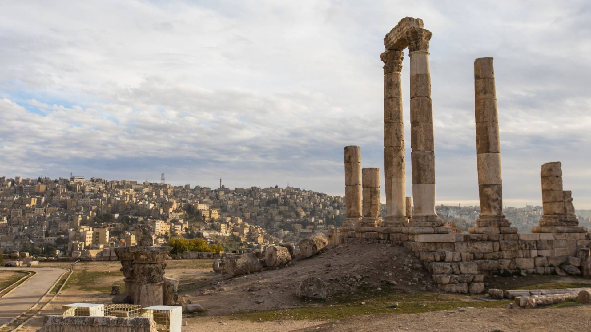 لقطة عامة للعاصمة عمان