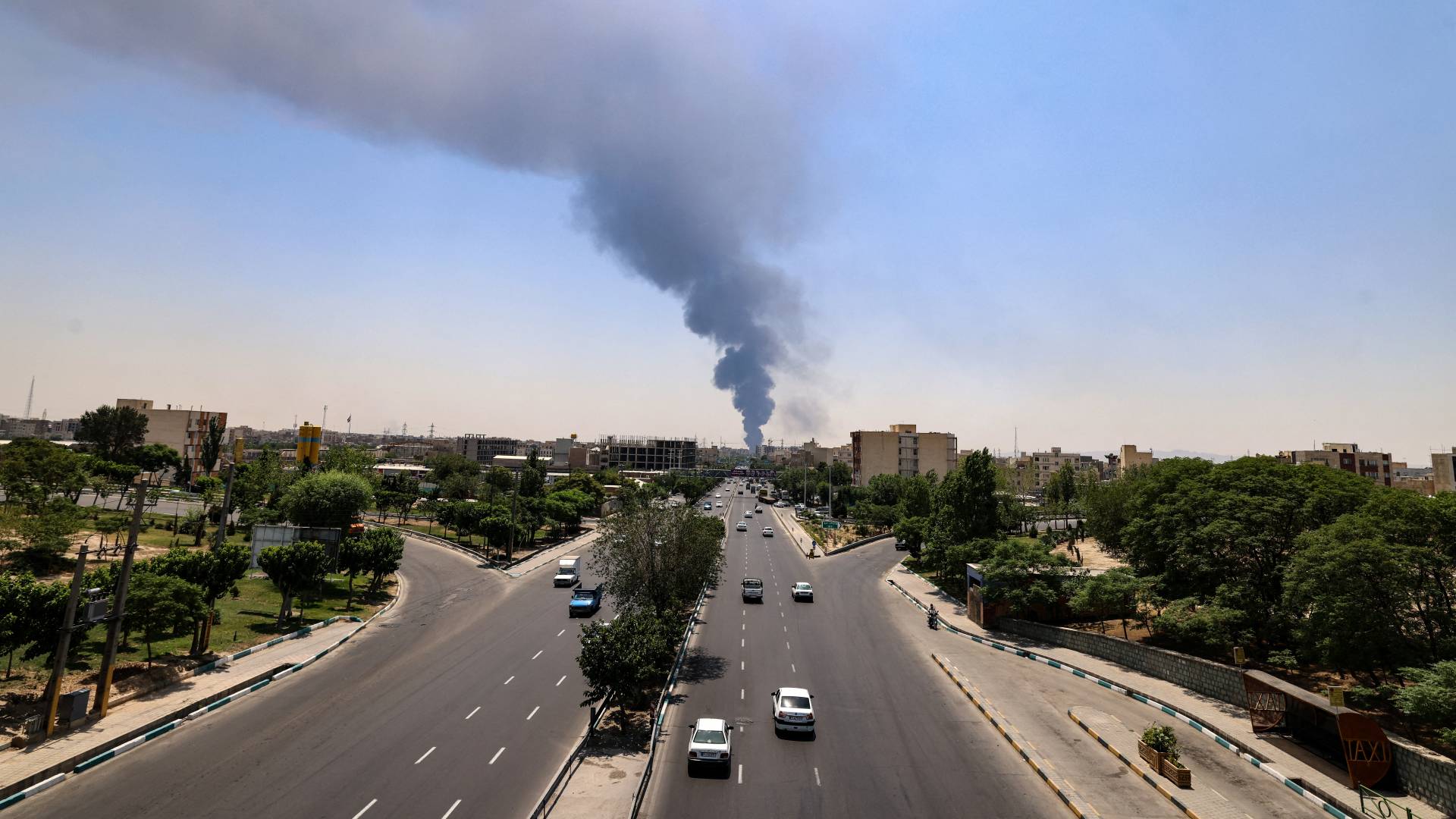 قصف موقع في إيران من قبل الاحتلال الإسرائيلي