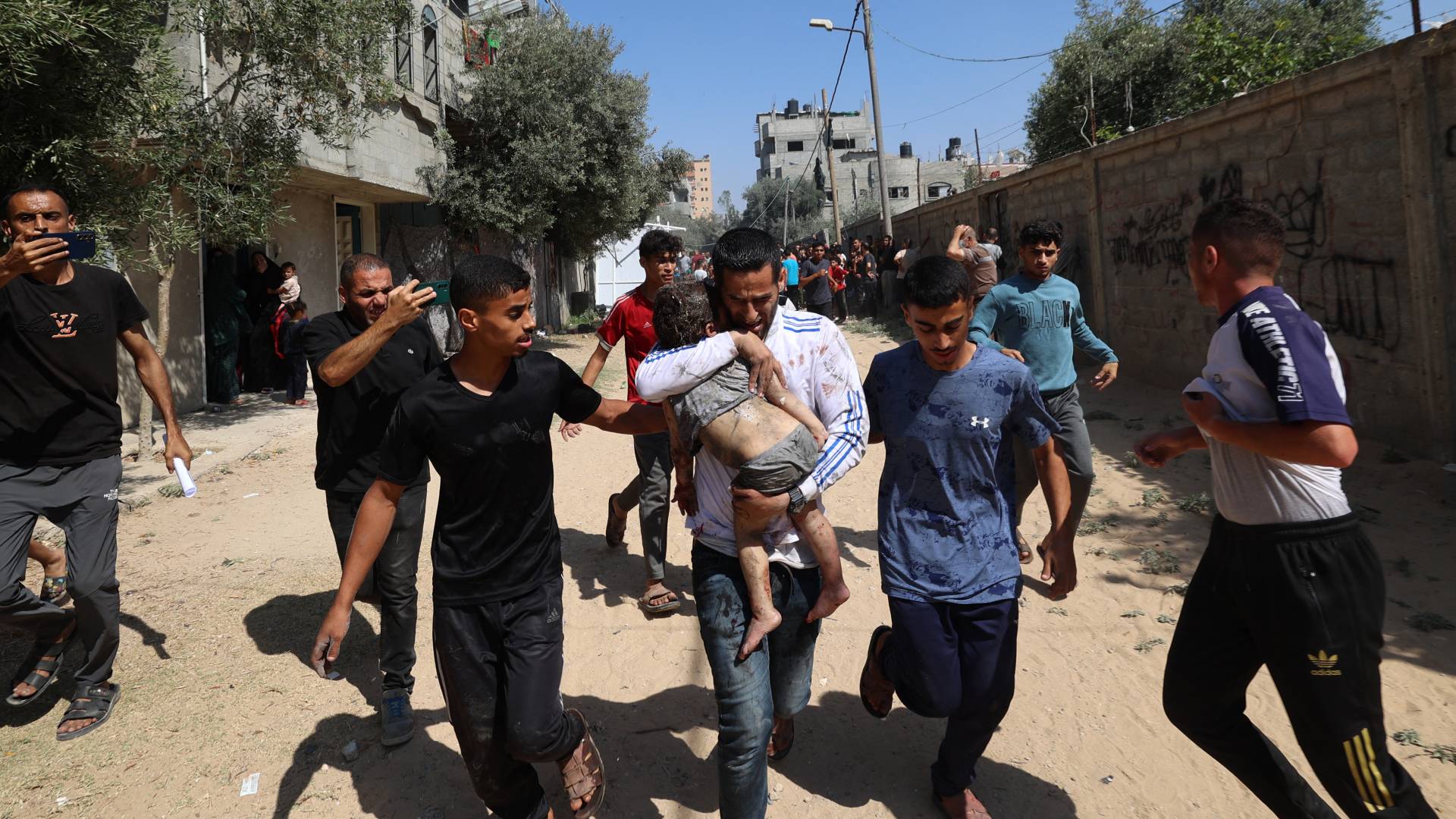 المعاناة في قطاع غزة