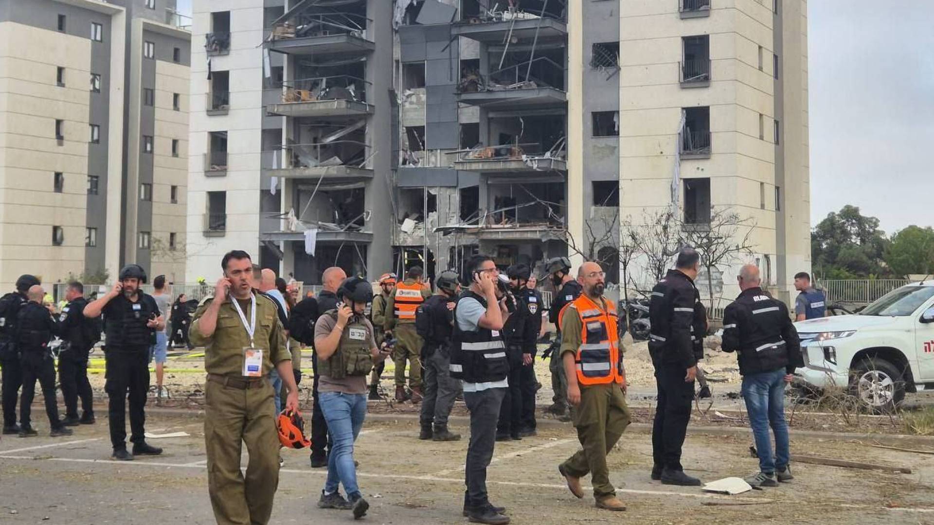 موقع سقوط الصاروخ الإيراني