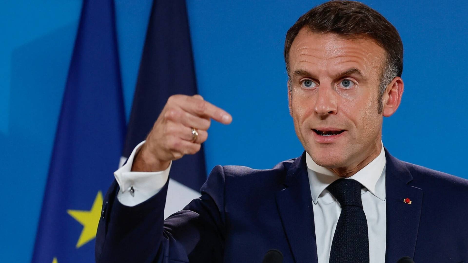 الرئيس الفرنسي إيمانويل ماكرون