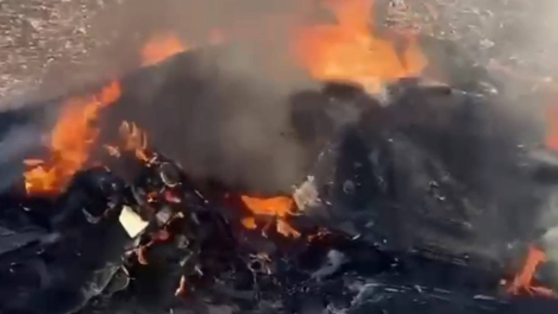 سقوط شظايا في القطرانة