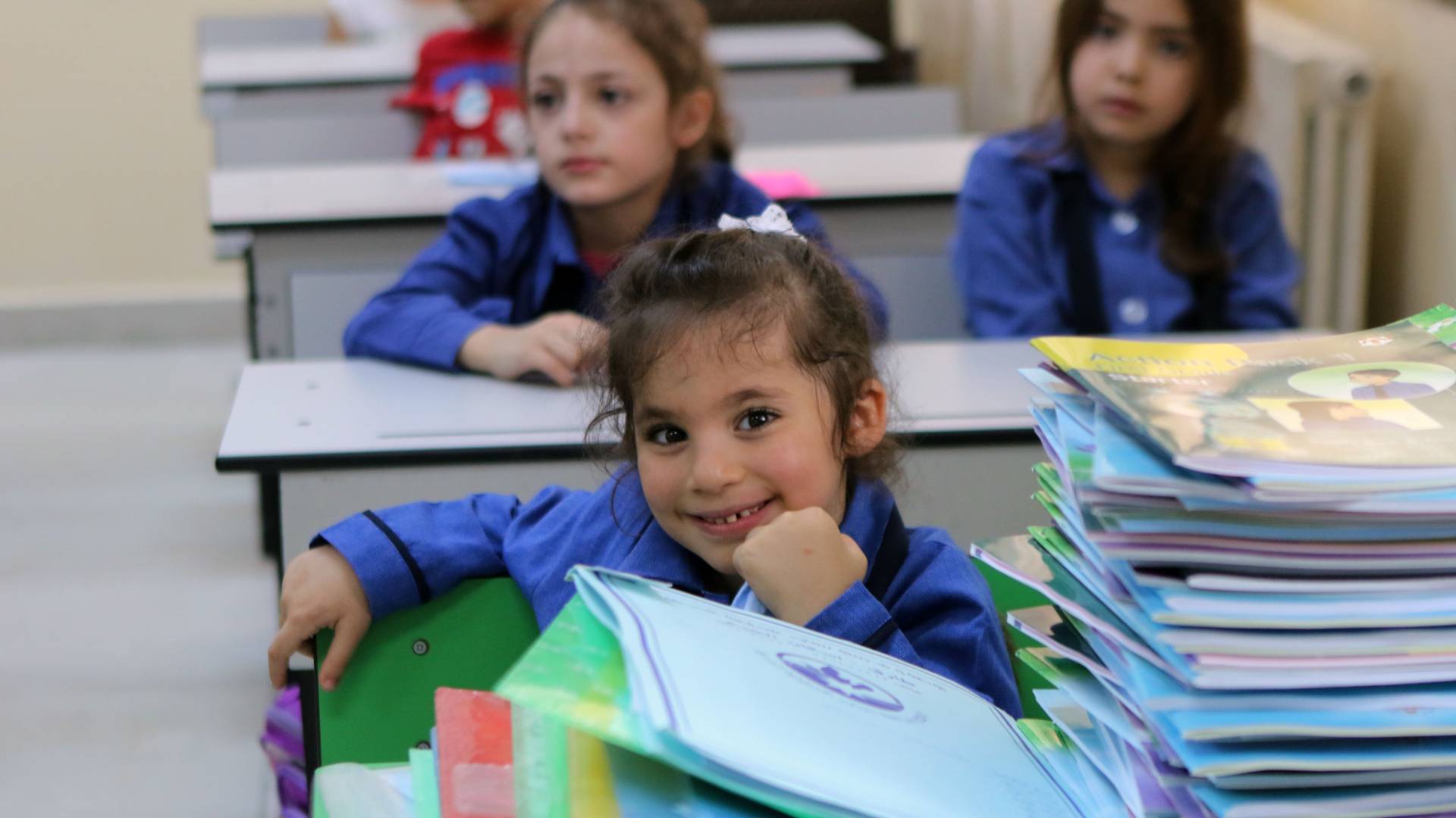 طلاب مدارس في الأردن