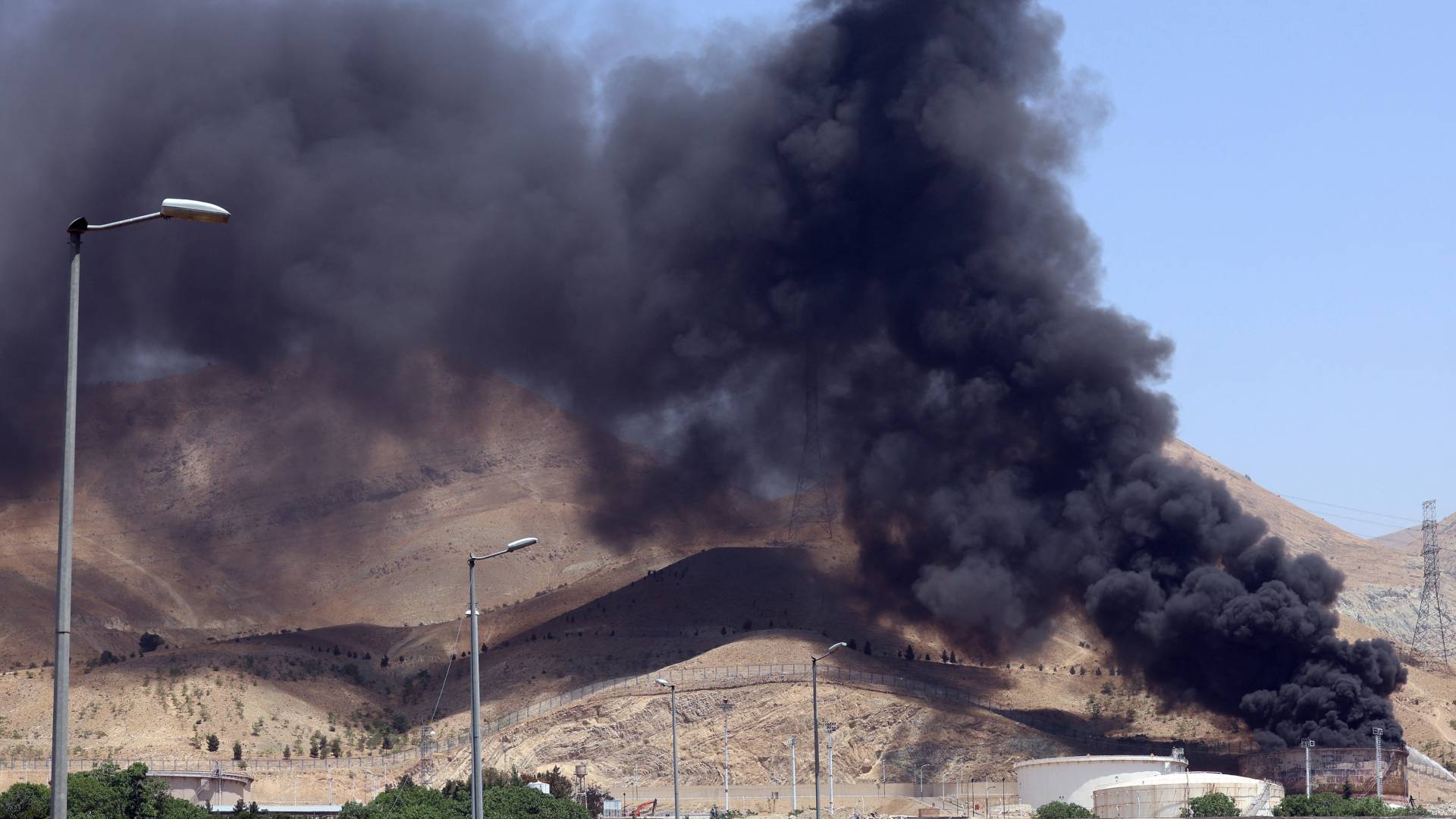 موقع إيراني تم استهدافه