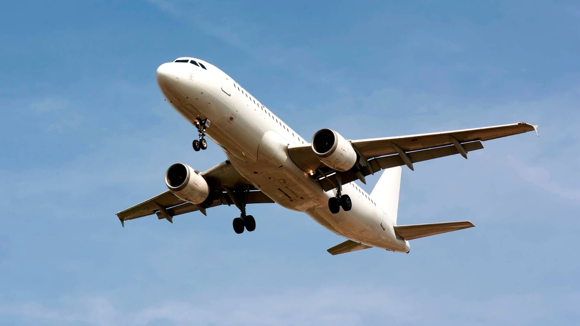 طائرة في السماء