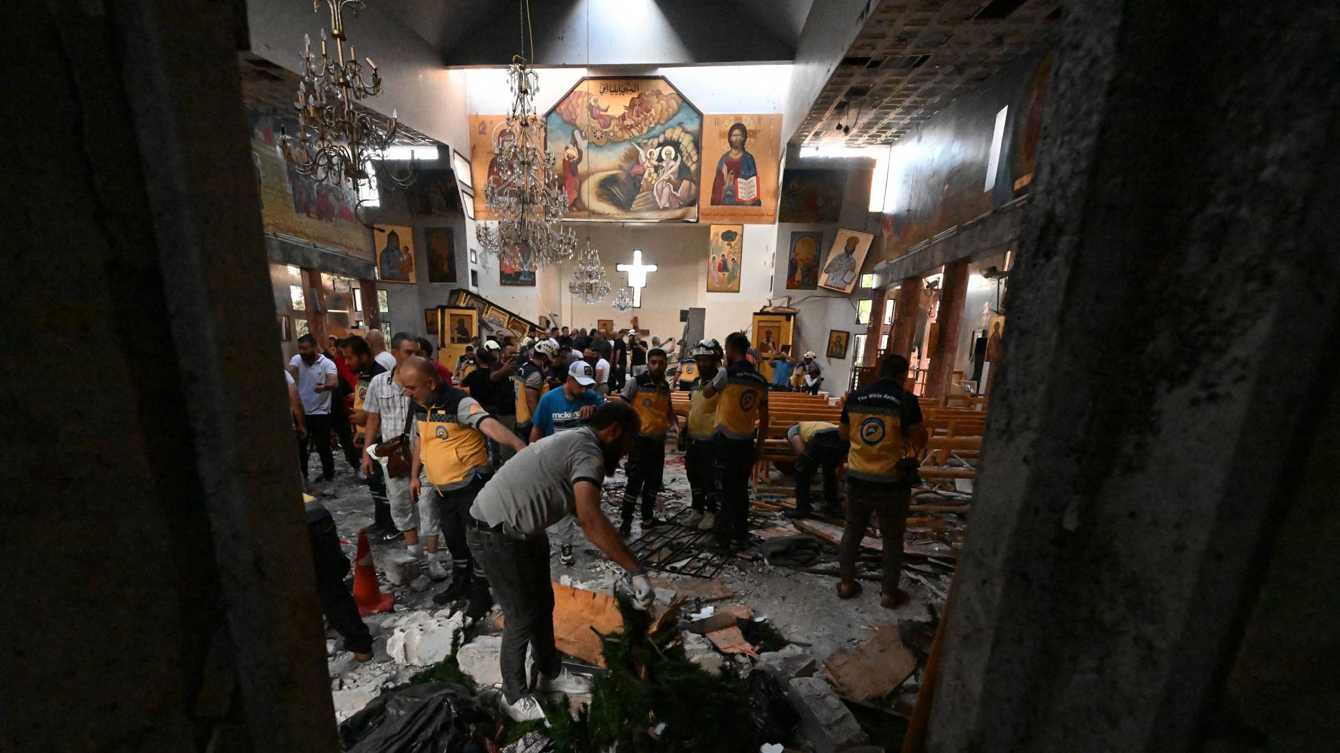 لتفجير بكنيسة مار إلياس في دمشق