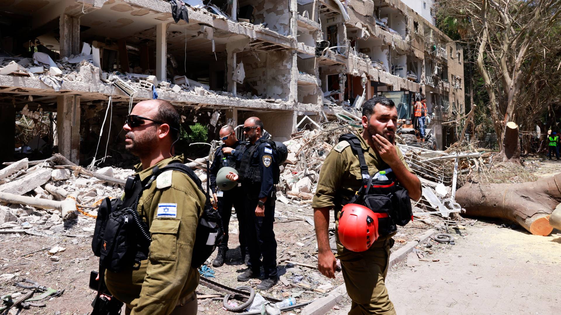 موقع سقوط صواريخ إيرانية في فلسطين المحتلة