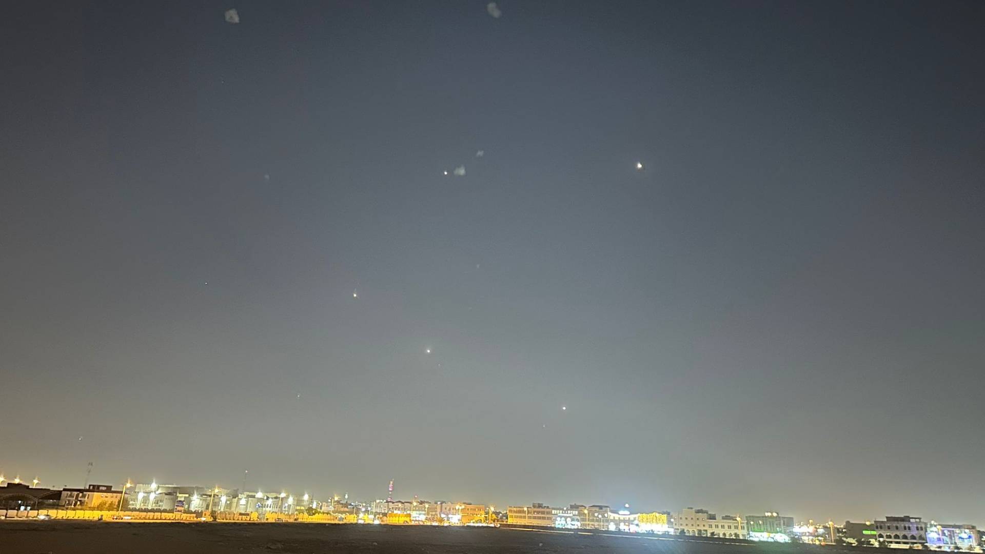 اعتراض صواريخ في قطر