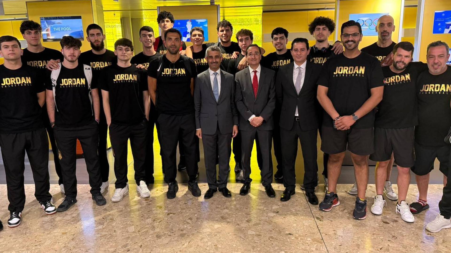 استقبال رسمي لبعثة منتخب السلة تحت 19 عاما قبيل انطلاق كأس العالم