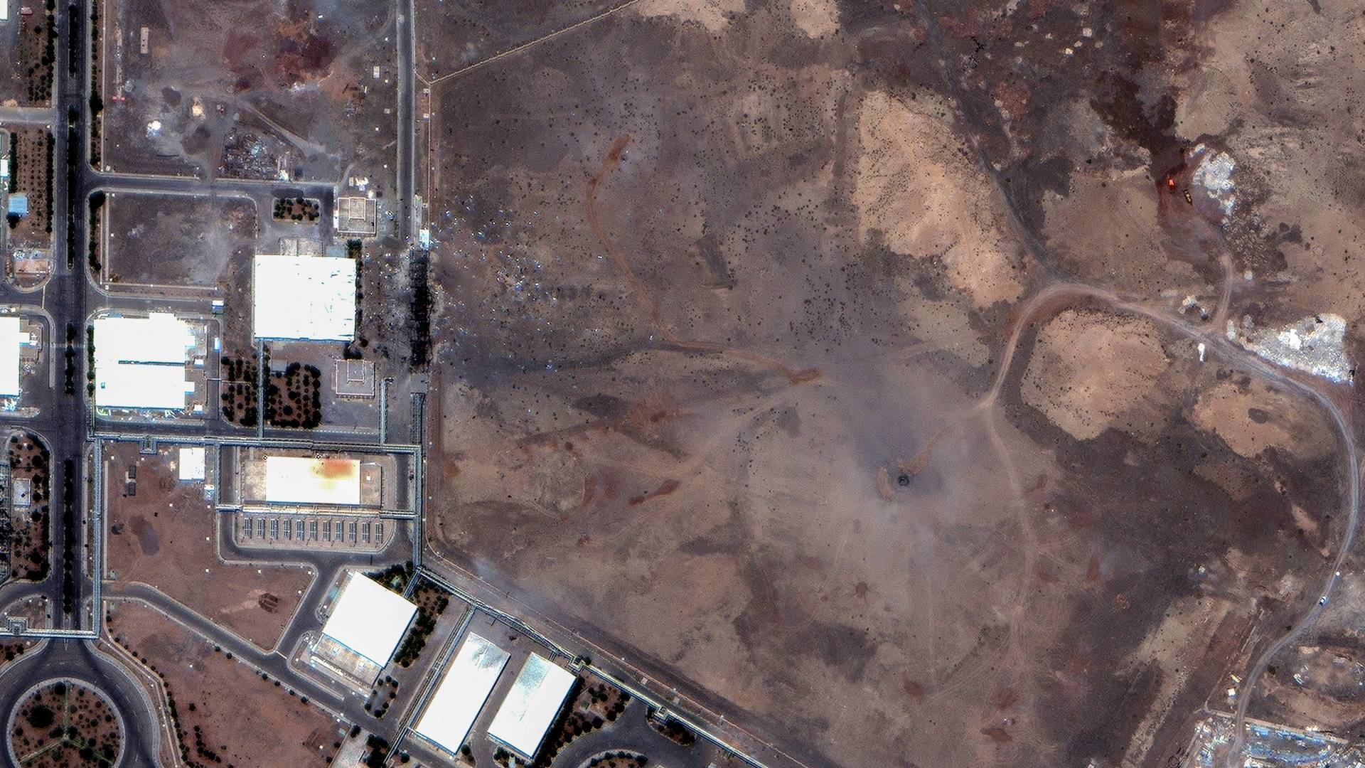 أحد المفاعلات النووية في إيران التي تم استهدافها