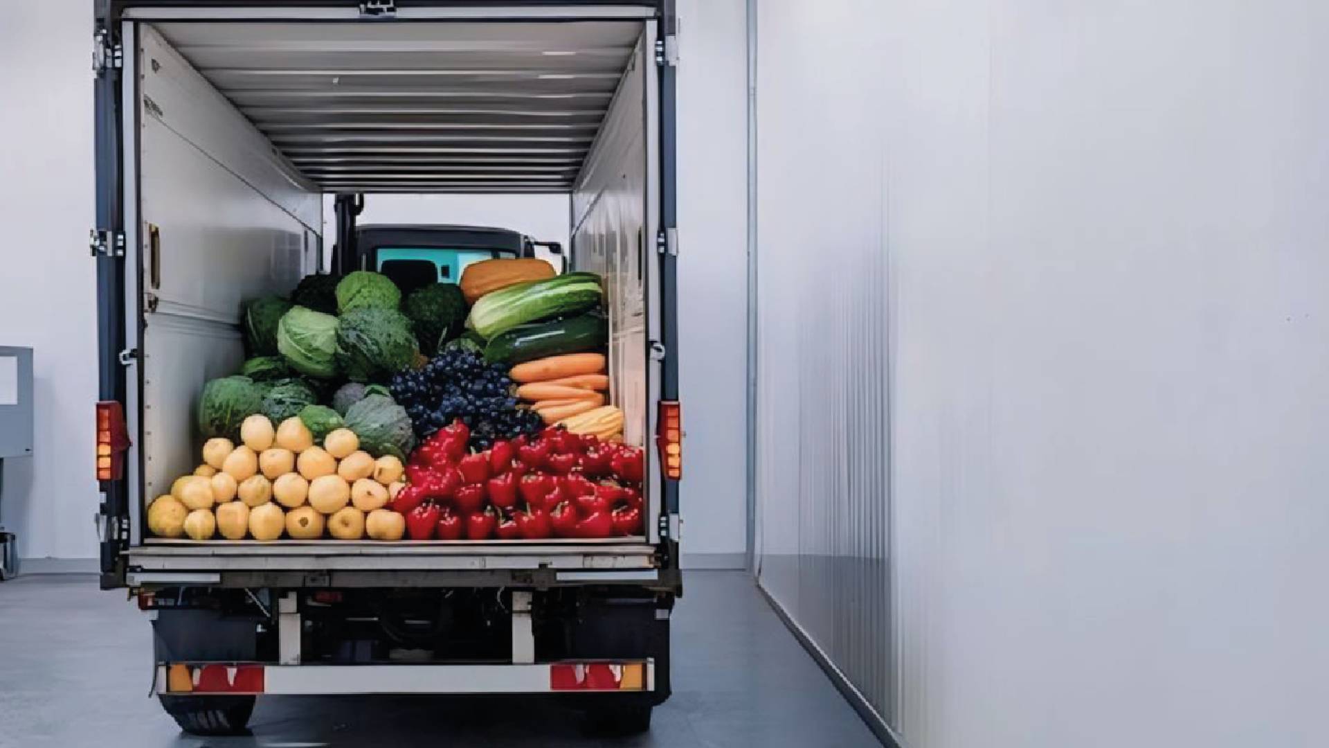 شاحنة تبريد للخضار والفواكه
