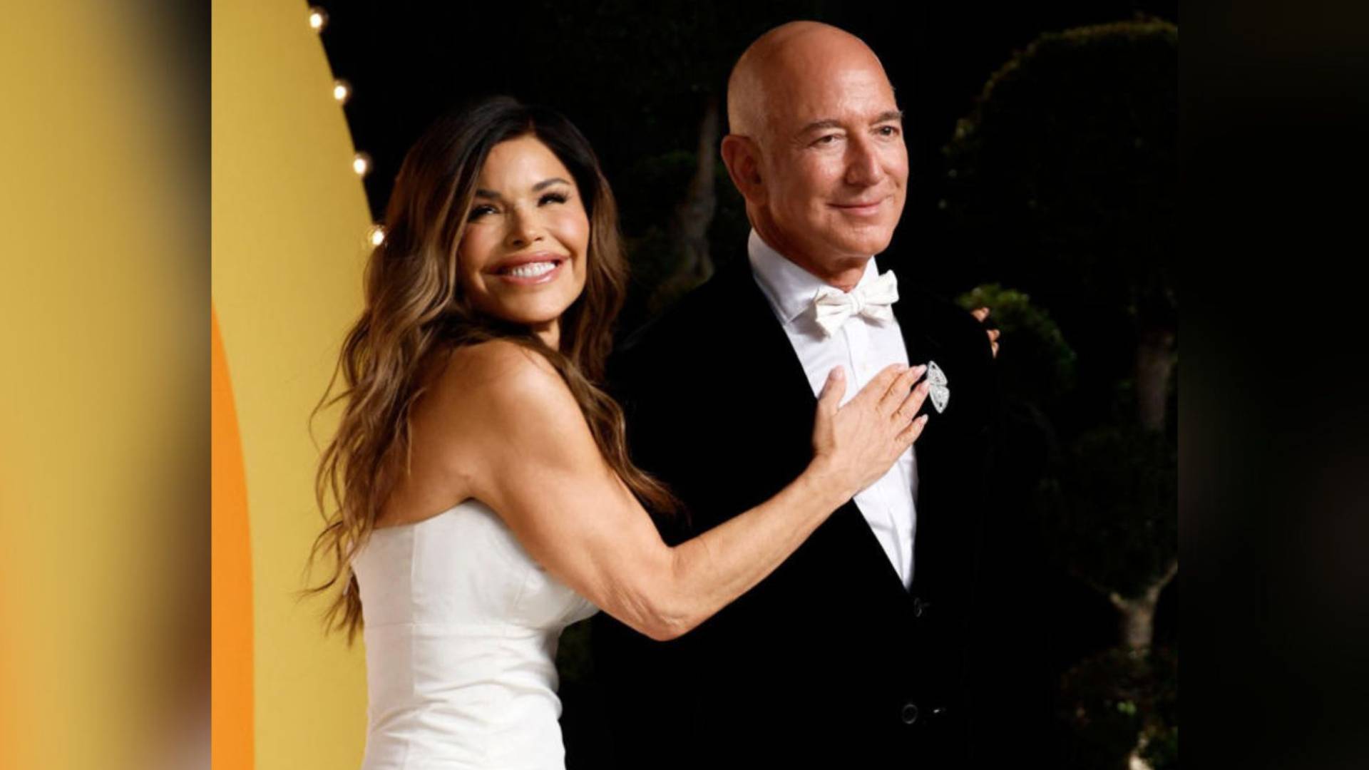 رجل الأعمال جيف بيزوس ولورين سانشيز