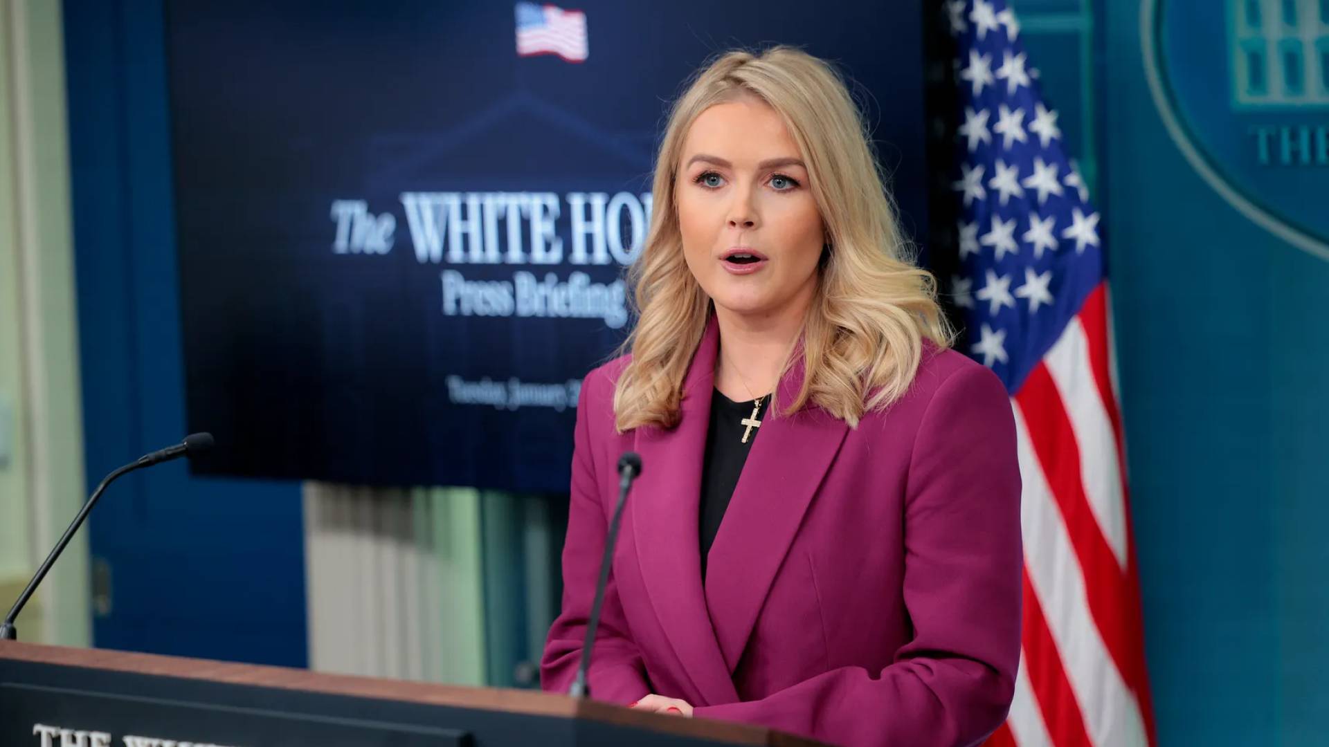 المتحدثة باسم البيت الأبيض كارولاين ليفيت