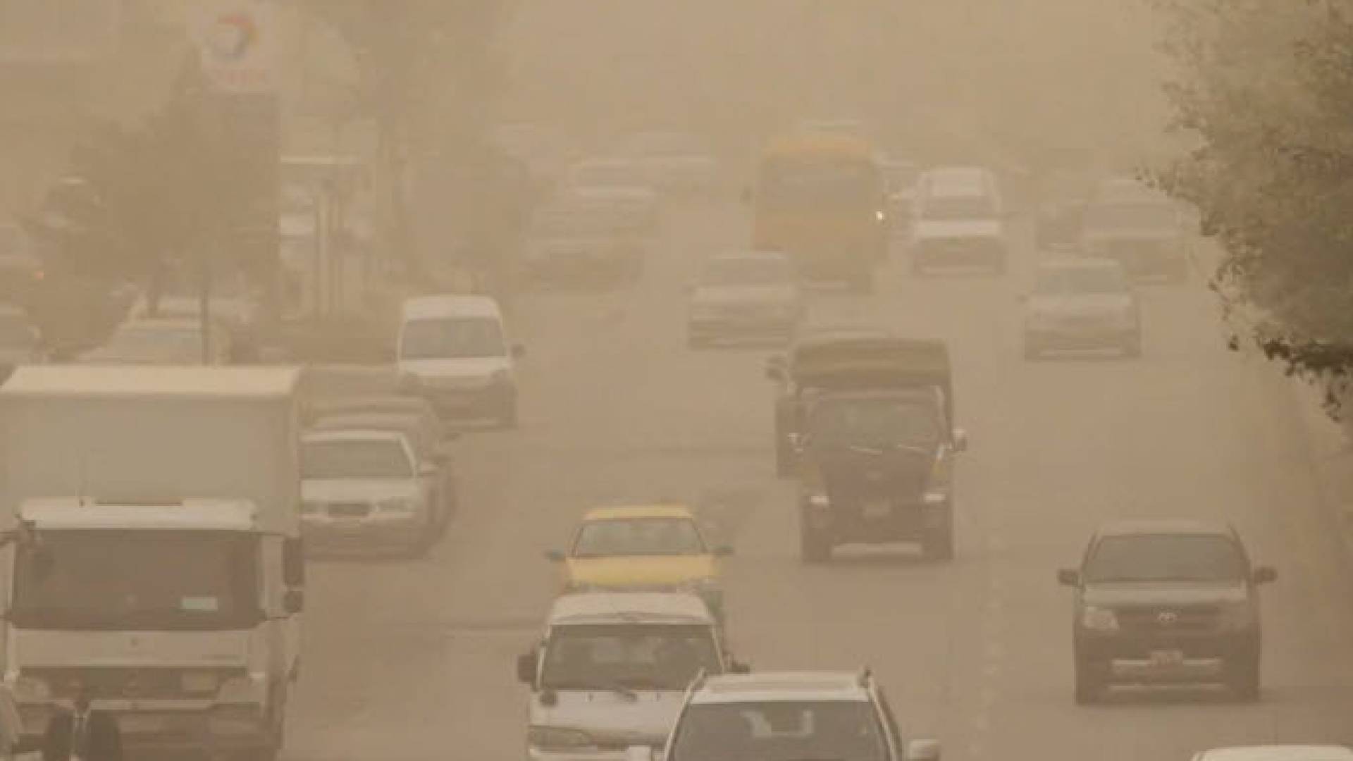 طقس مغبر في الاردن