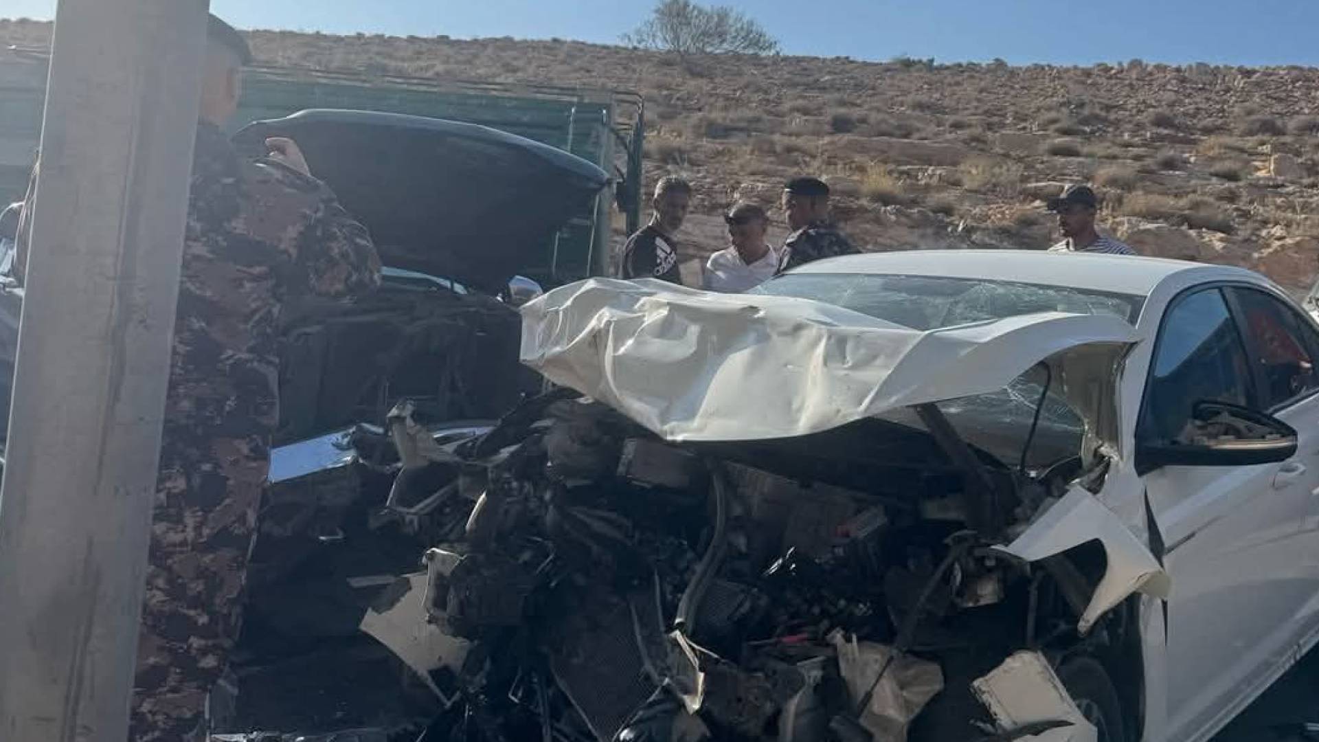 مراسل رؤيا: وفاة و4 إصابات بحادث تصادم مروع بلواء ذيبان في مأدبا