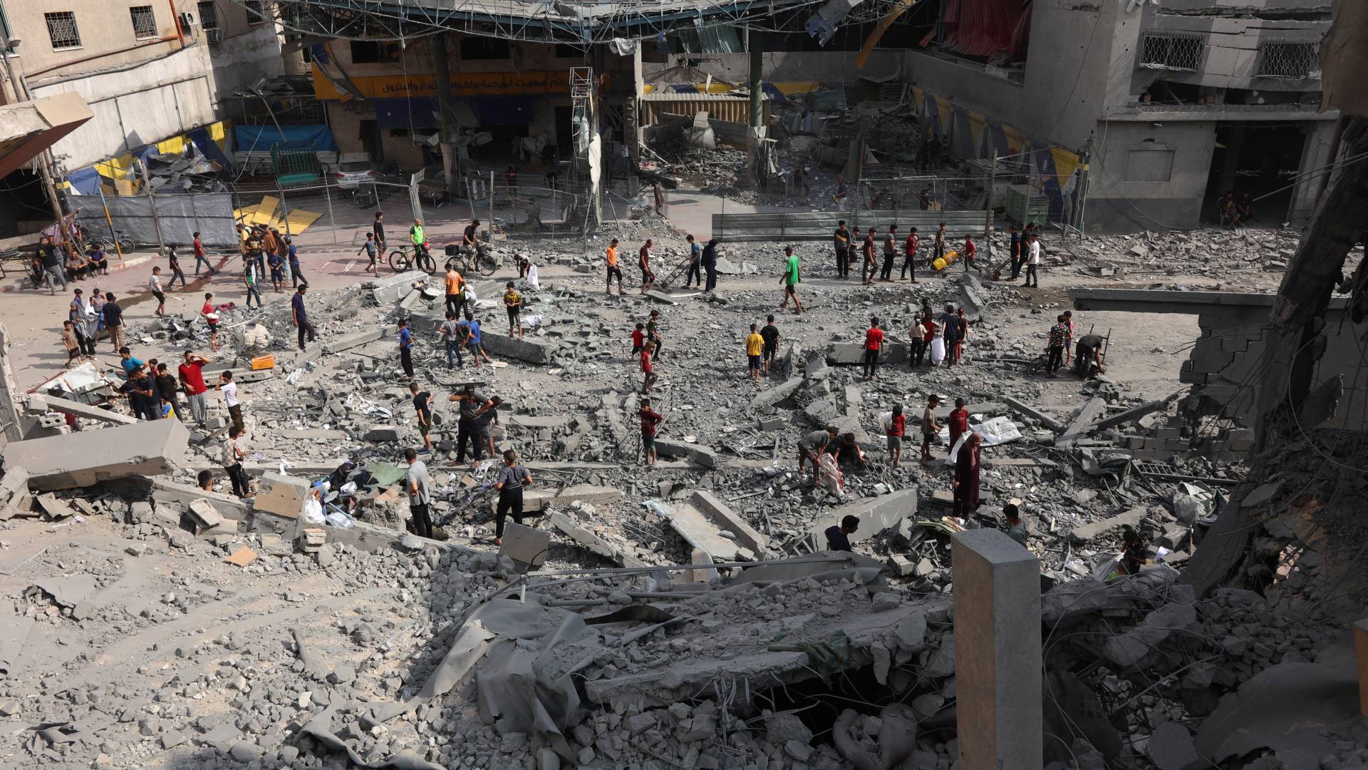 آثار الدمار في قطاع غزة