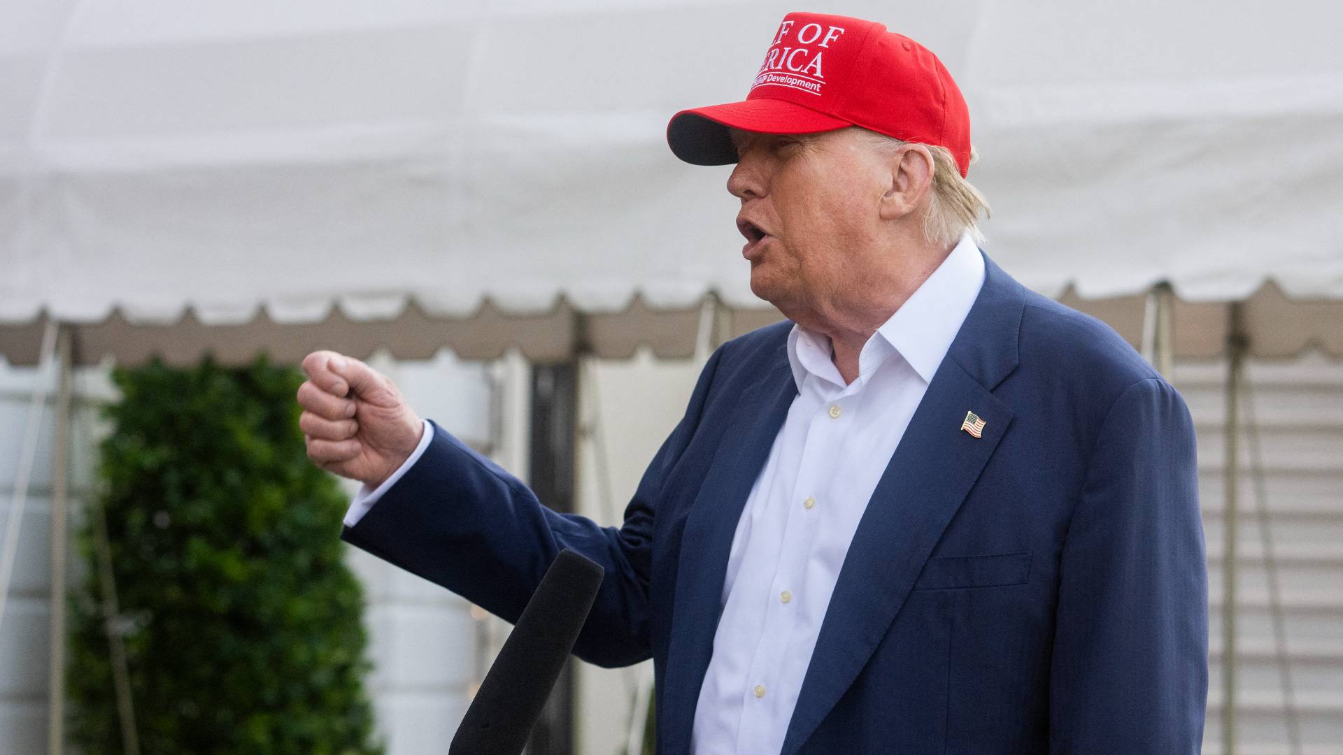 الرئيس الأمريكي دونالد ترمب