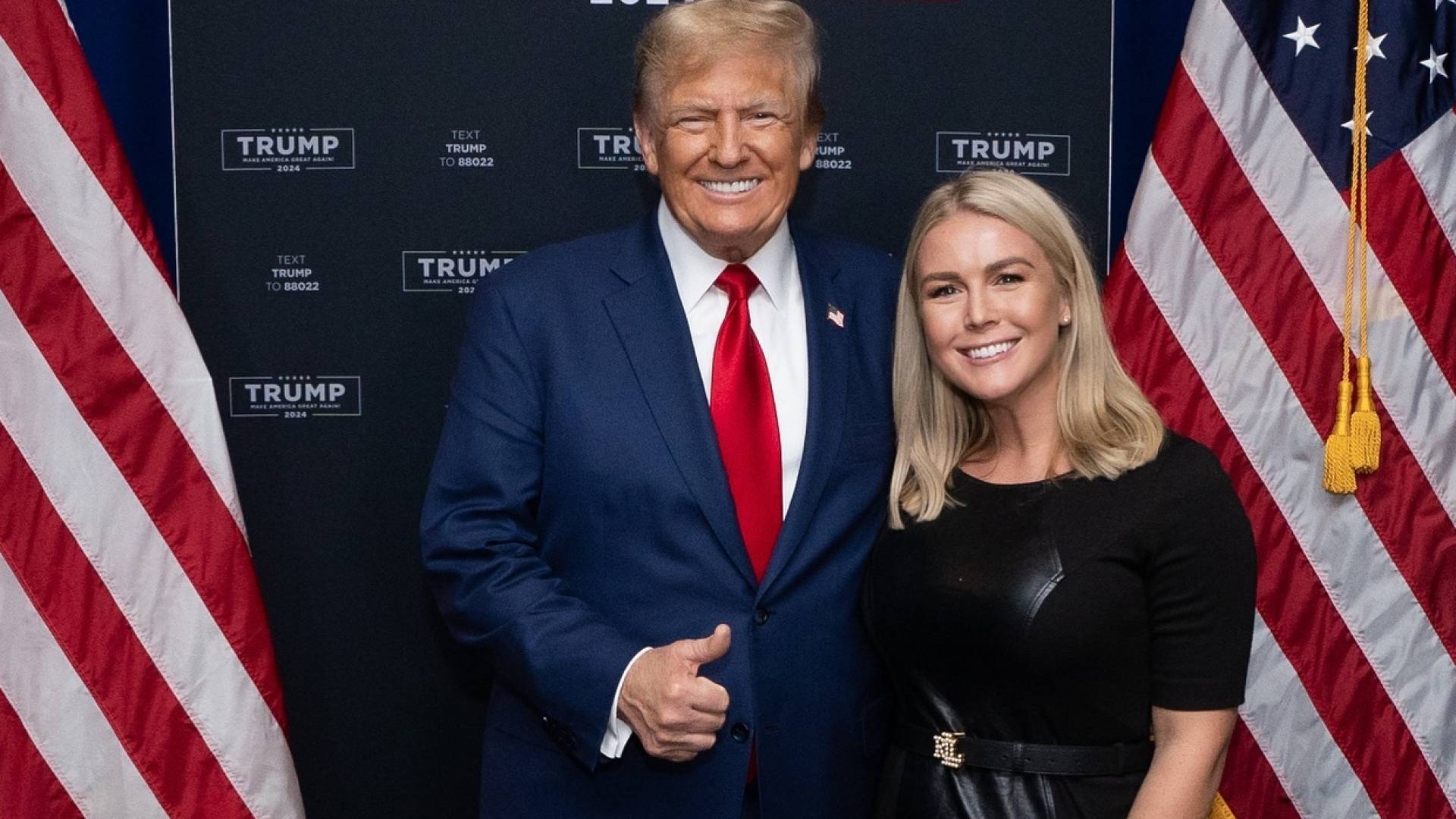 ترمب وكارولين ليفيت