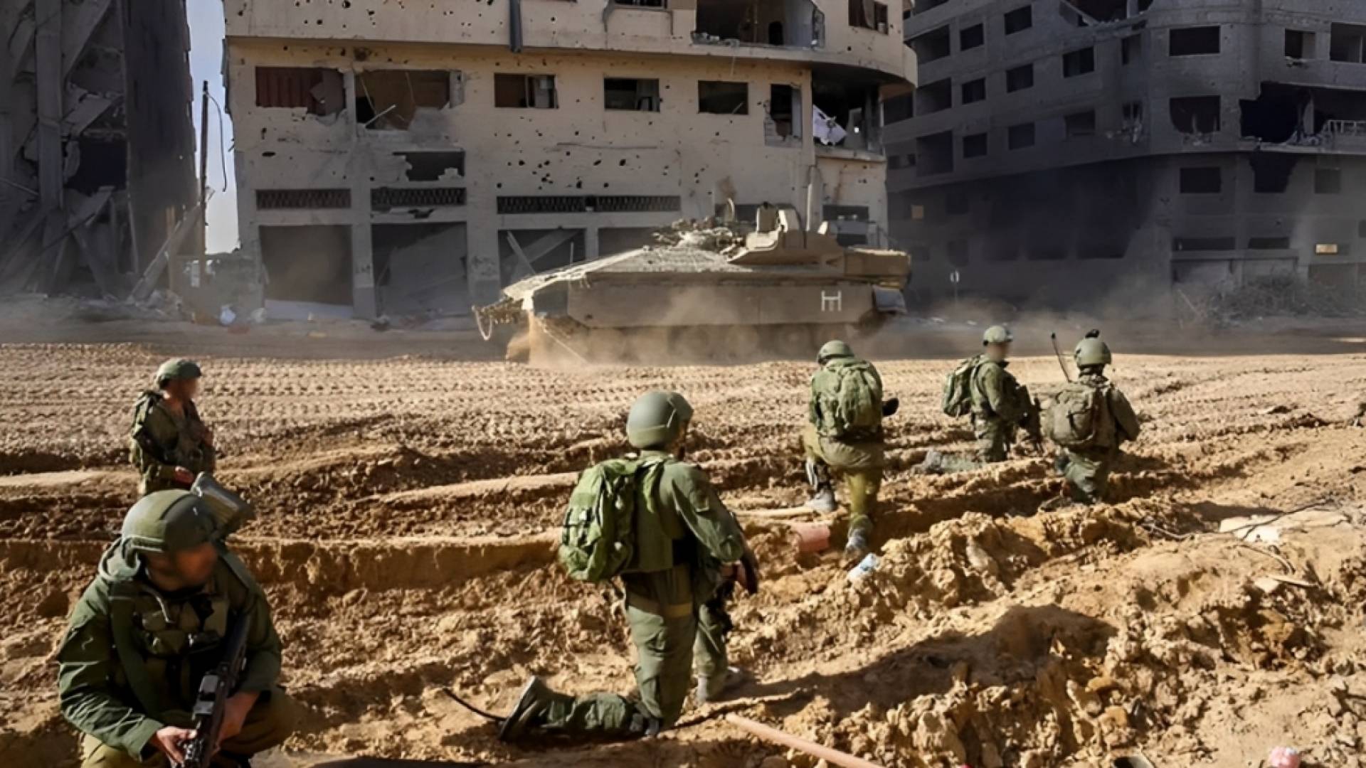 توغل جيش الاحتلال بغزة