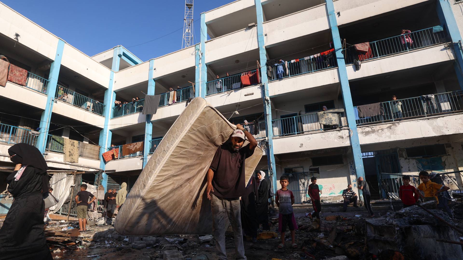 مدرسة في قطاع غزة