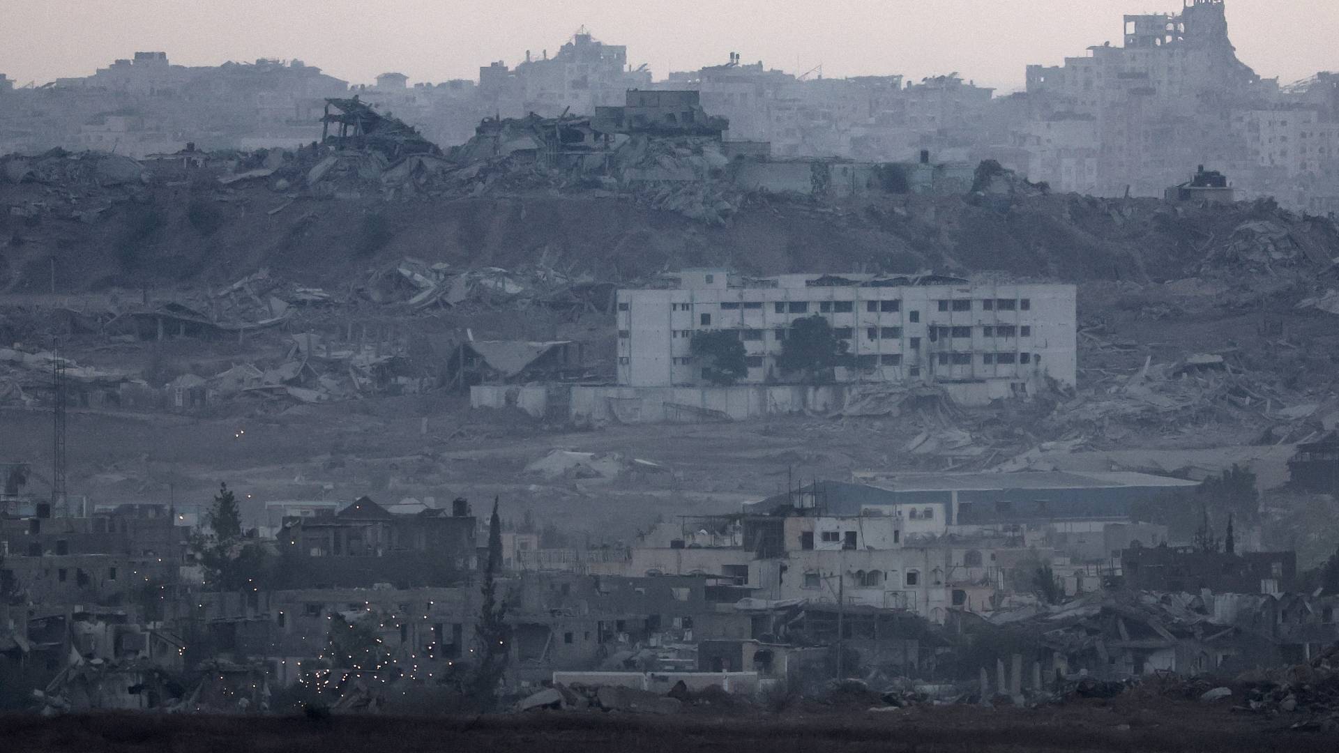 قطاع غزة المدمر