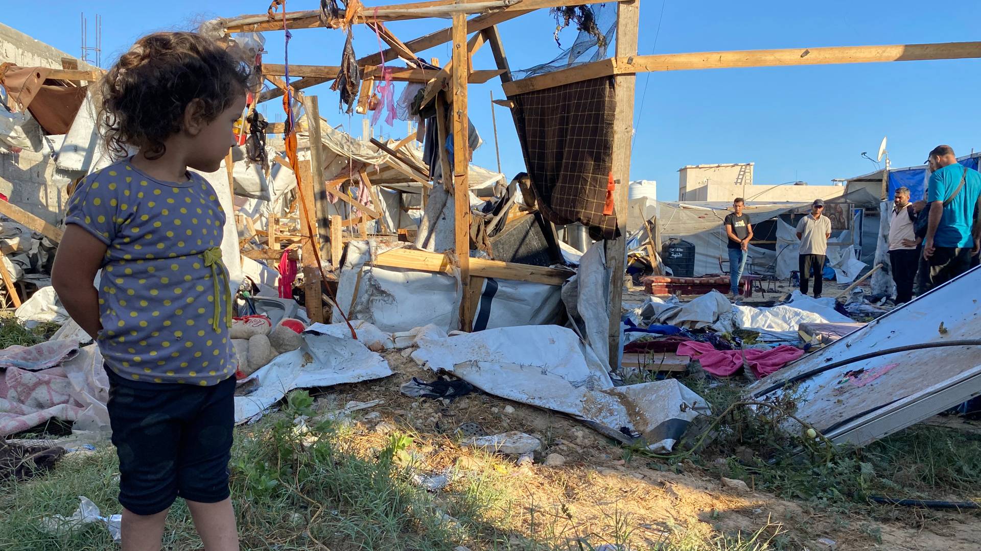 طفلة فلسطينية في قطاع غزة