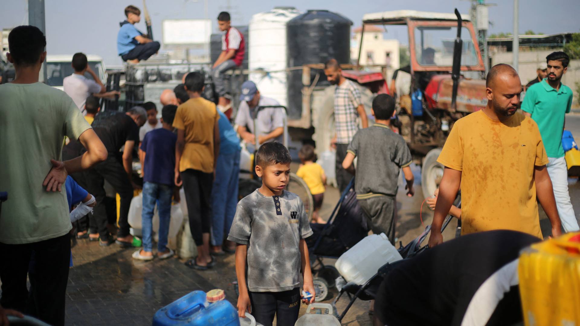 غزة بلا ماء بسبب عدوان الاحتلال