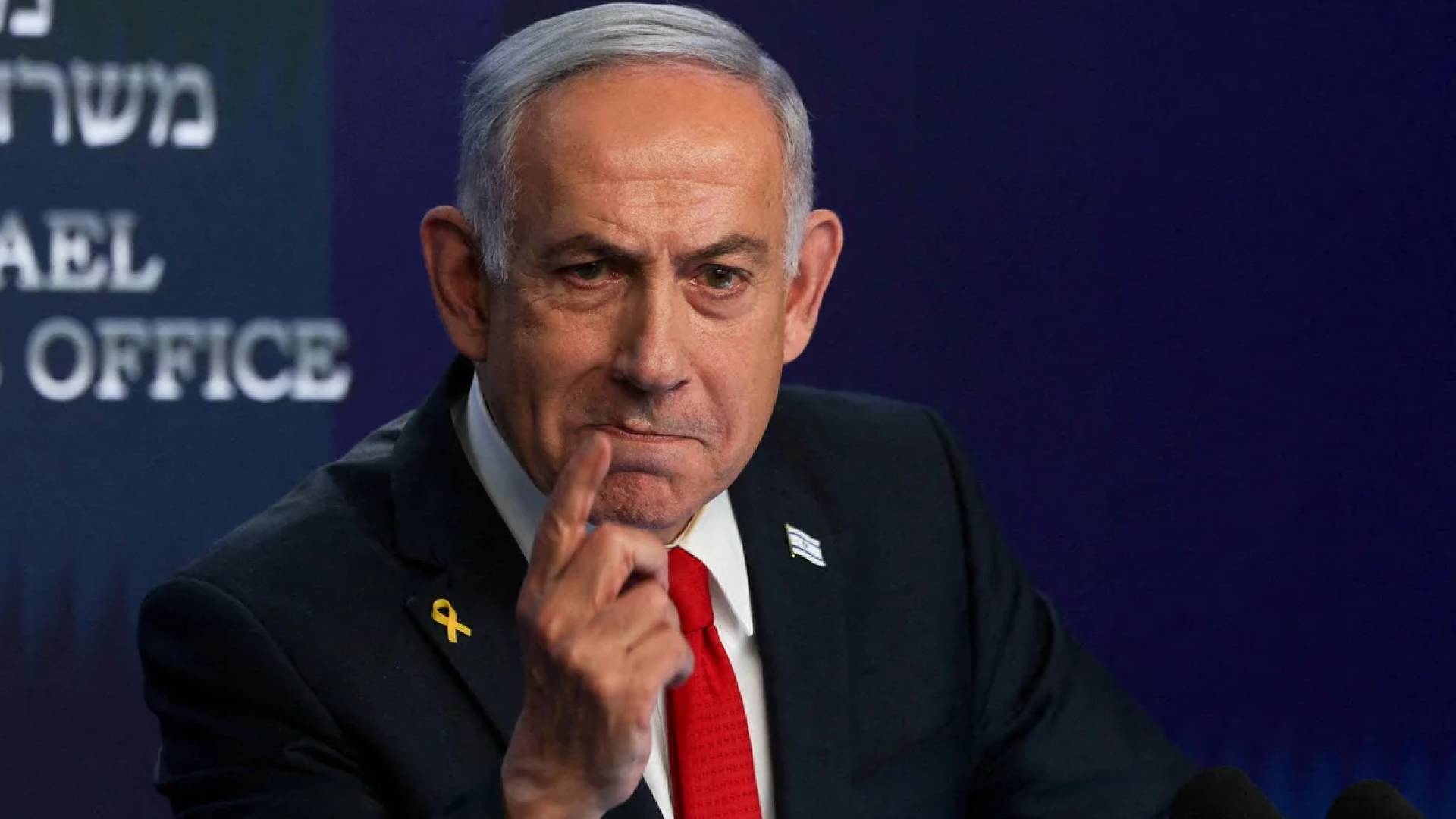 رئيس وزراء حكومة الاحتلال الإسرائيلي، بنيامين نتنياهو