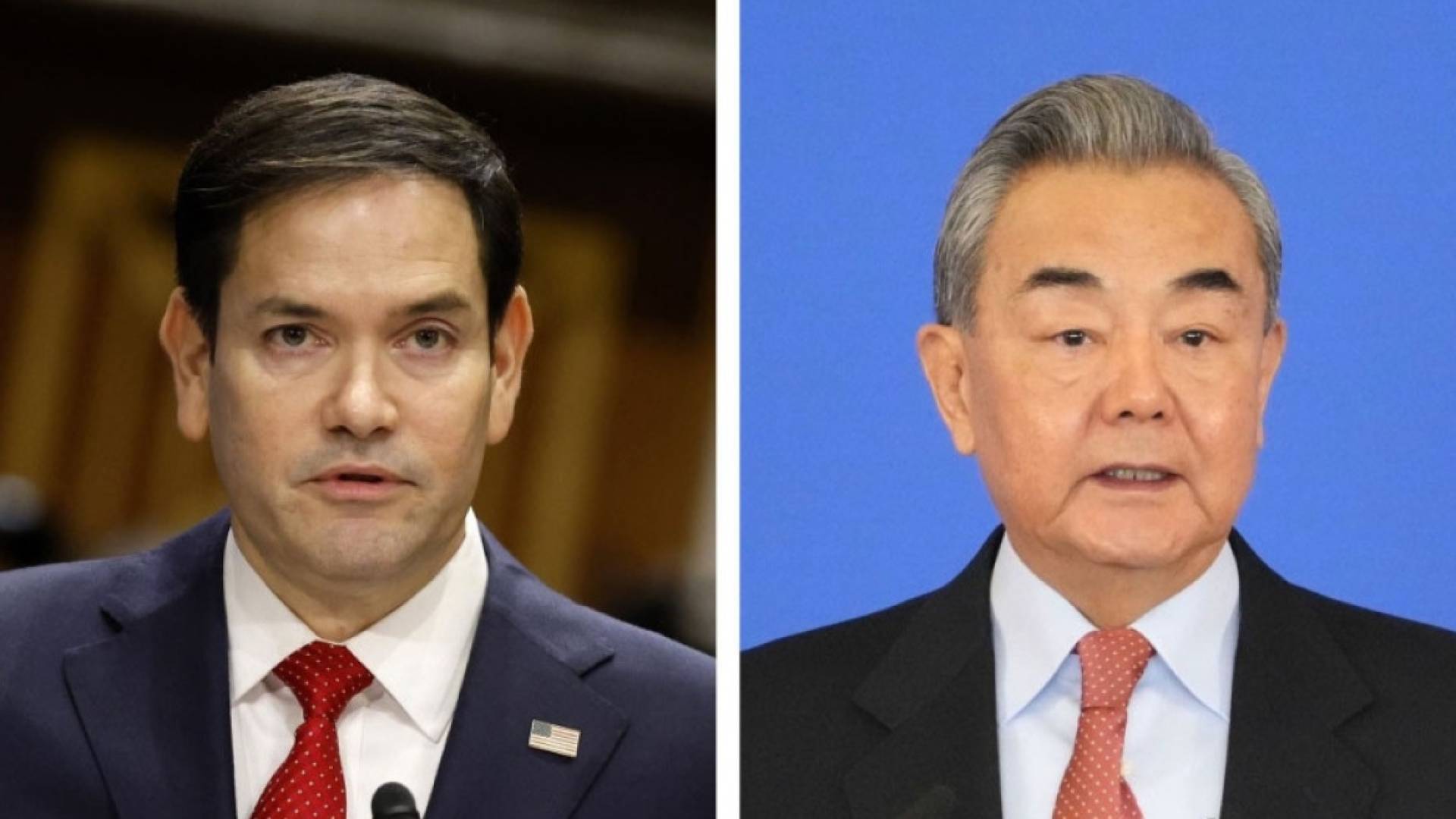 وزير الخارجية الاميريكي و نظيرة الصيني