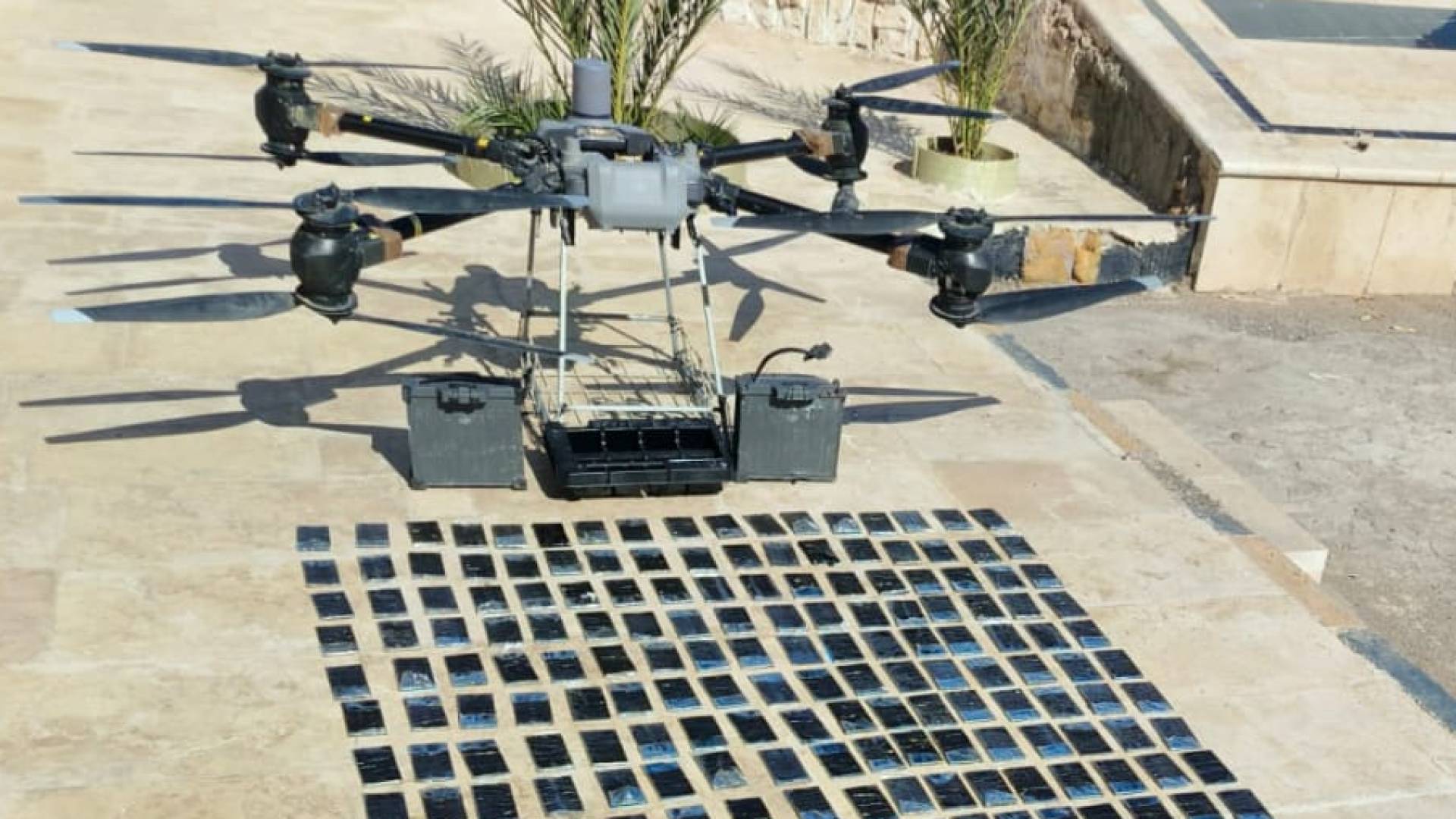 المنطقة العسكرية الجنوبية تحبط محاولة تهريب مواد مخدرة بواسطة طائرتين مسيّرتين