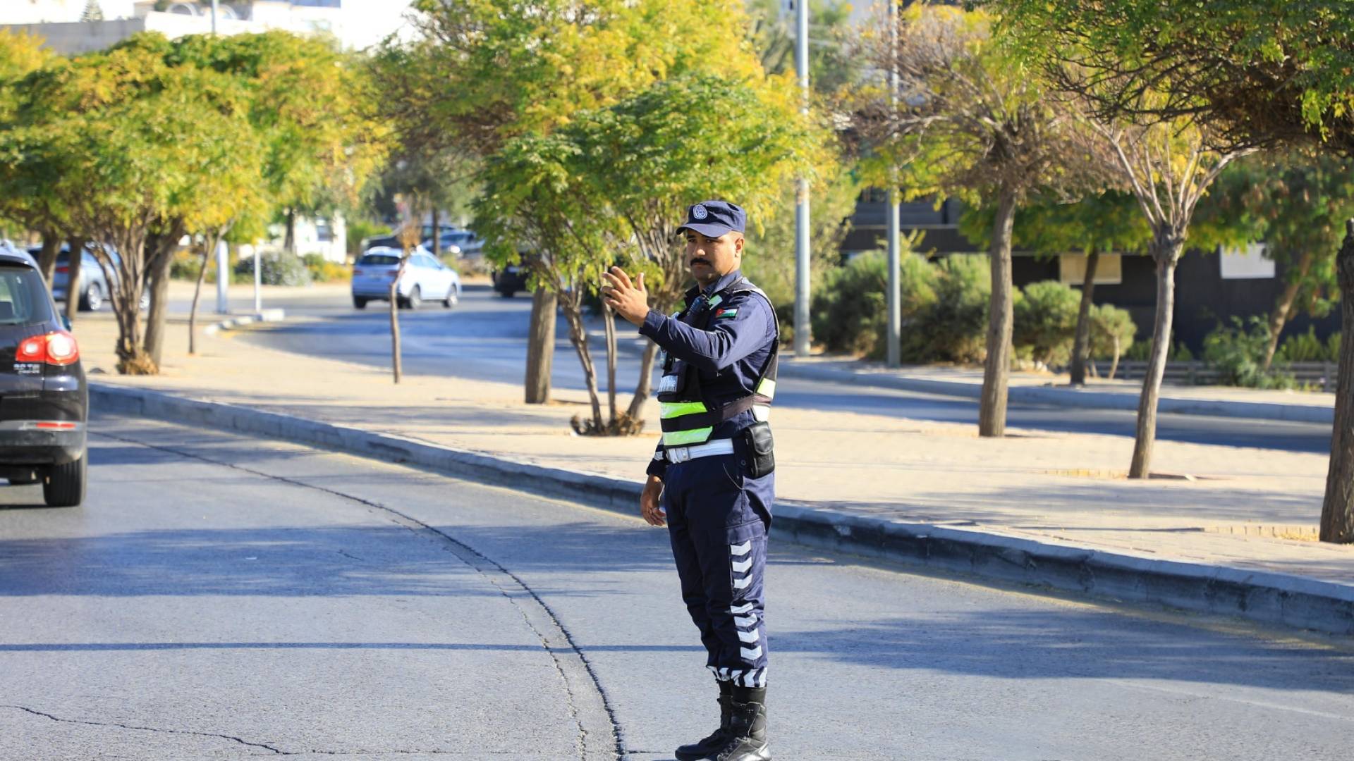 شرطي سير في العاصمة عمان