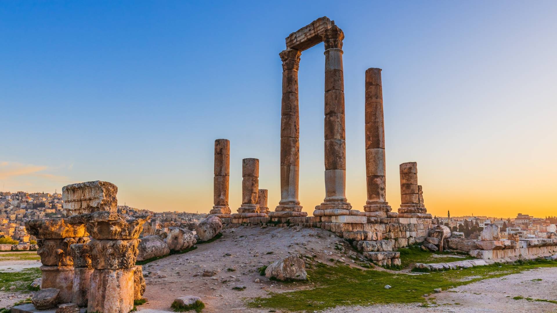 جبل القلعة في العاصمة عمان