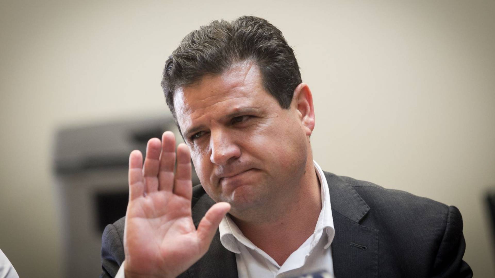 النائب العربي أيمن عودة في الكنيست