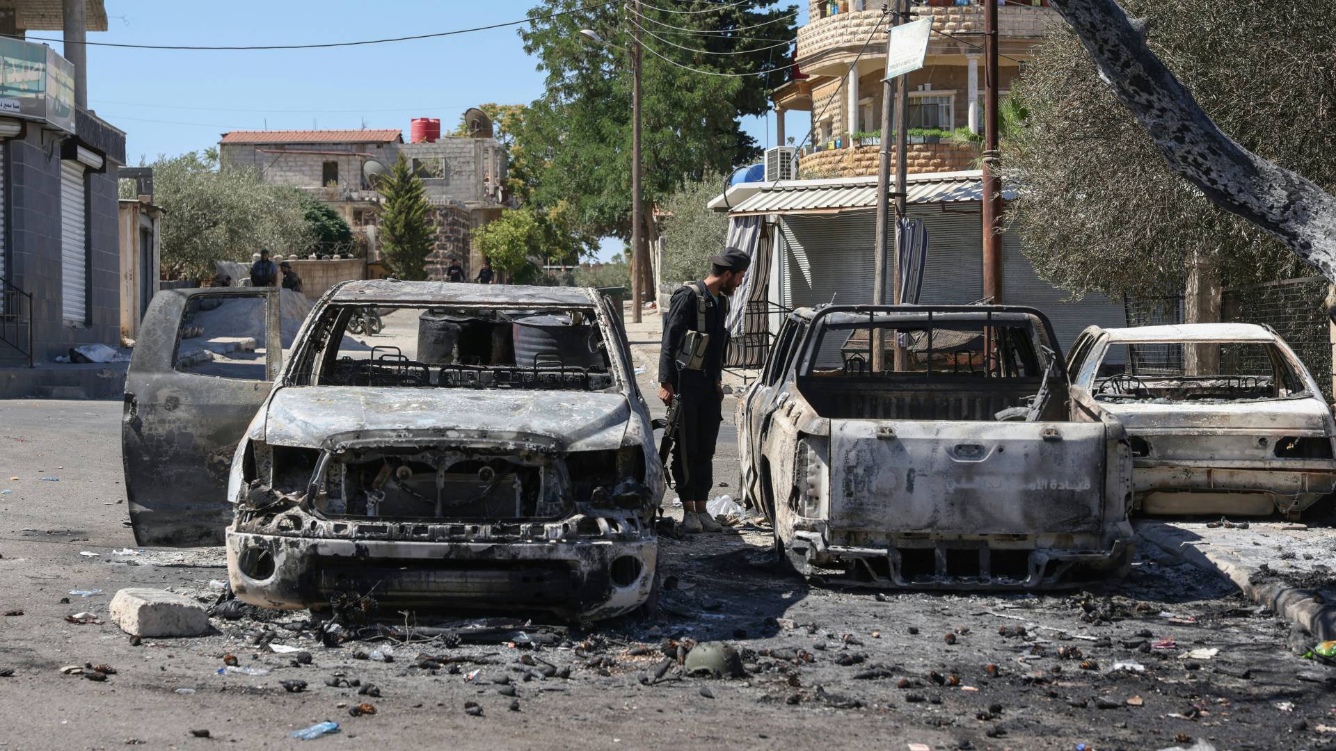 القصف على السويداء