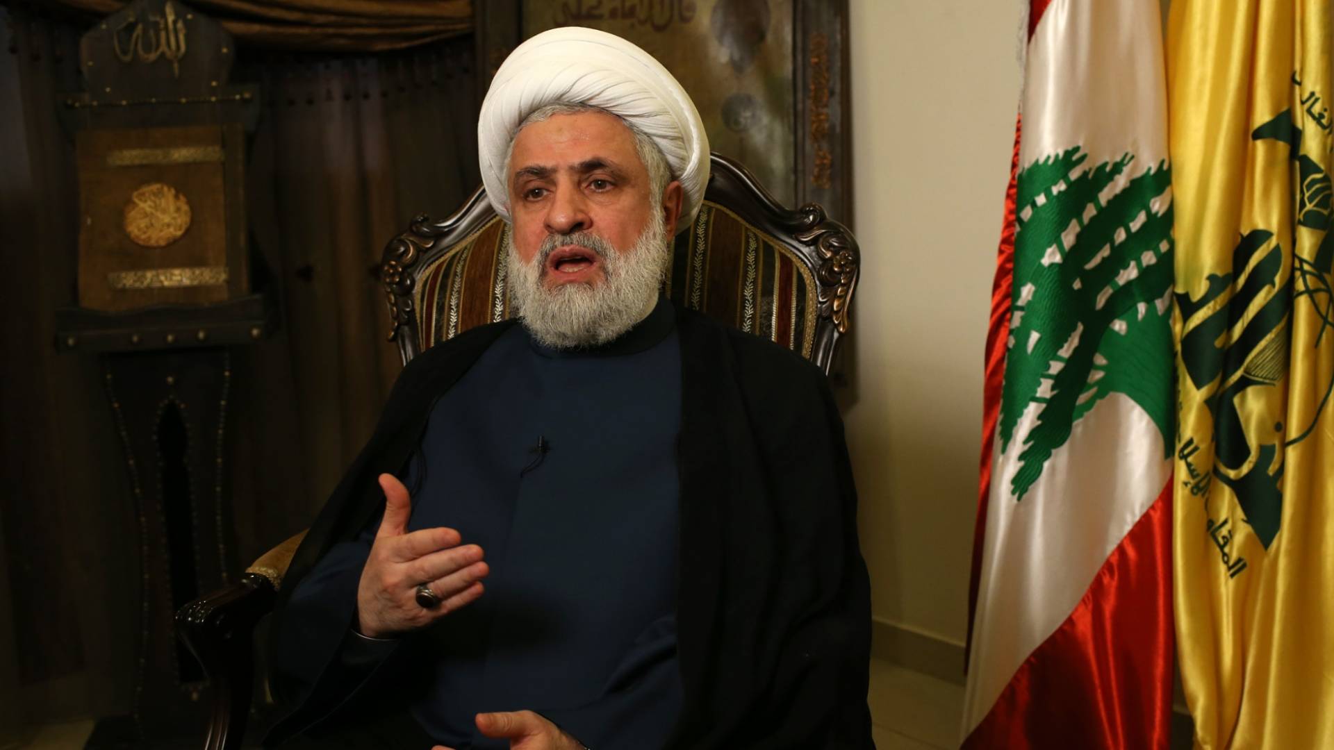 نعيم قاسم الأمين العام لحزب الله اللبناني