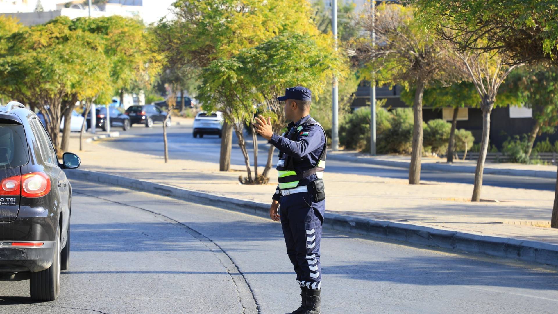 شرطي سير في العاصمة عمان