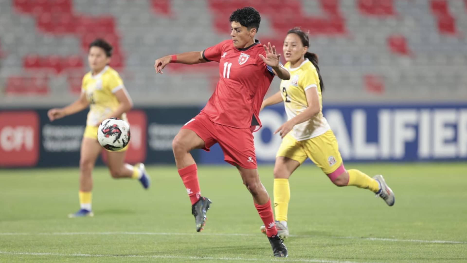 المنتخب الوطني للسيدات يواجه إيران في لقاء حاسم للتأهل إلى كأس آسيا