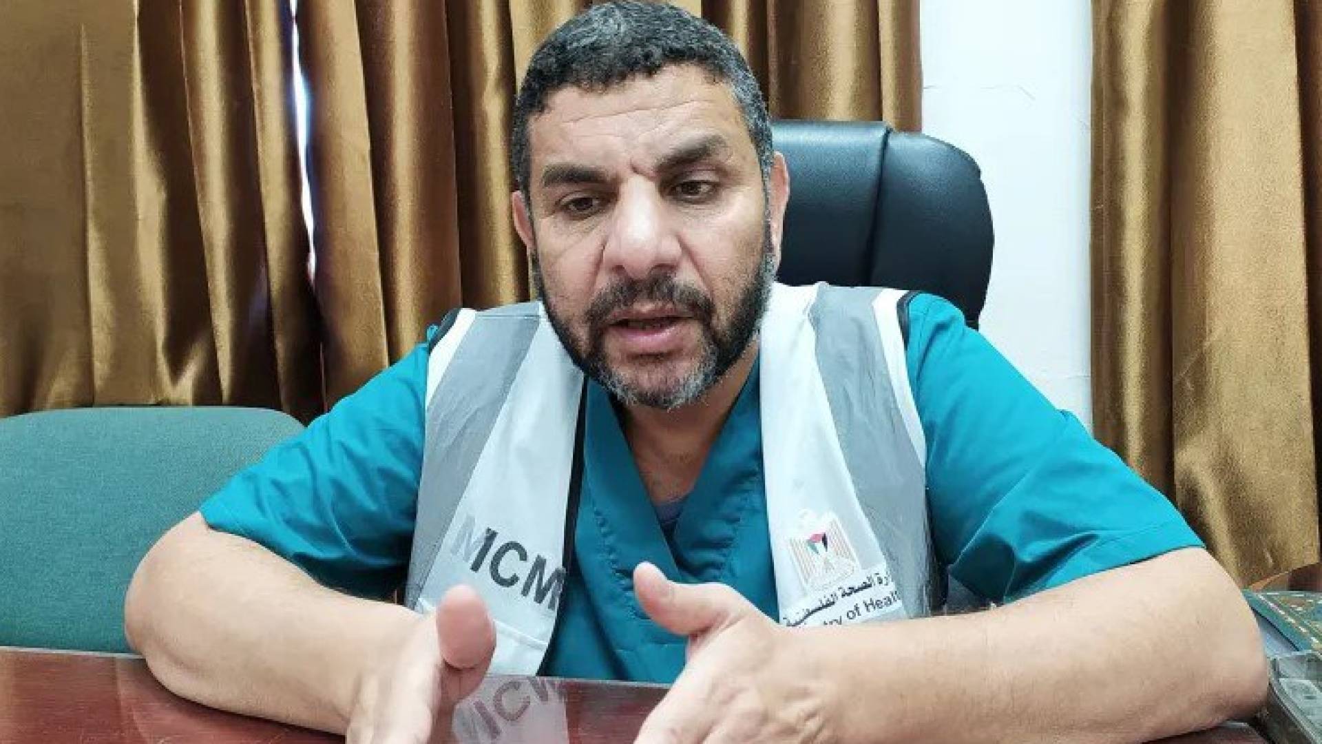 الدكتور مروان الهمص مدير المستشفيات الميدانية في قطاع غزة