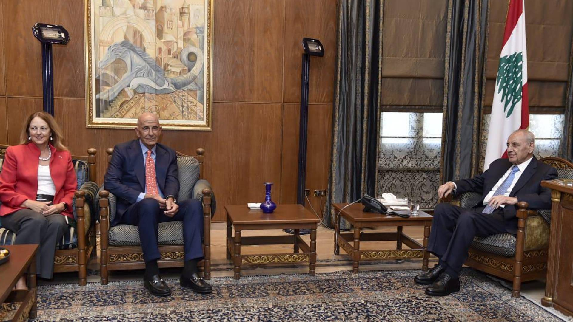 بري يبحث مع براك