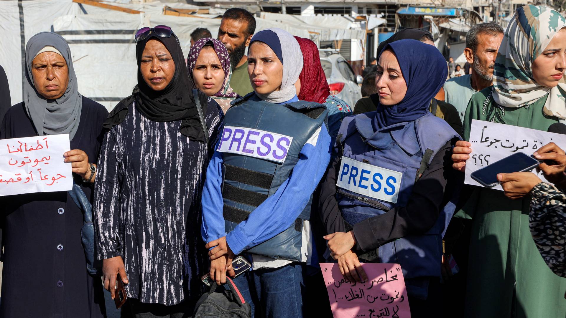 الصحفيون في غزة