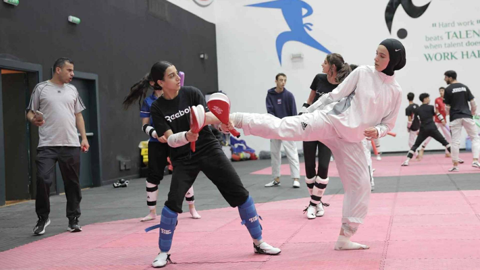 من تدريبات المنتخب الوطني