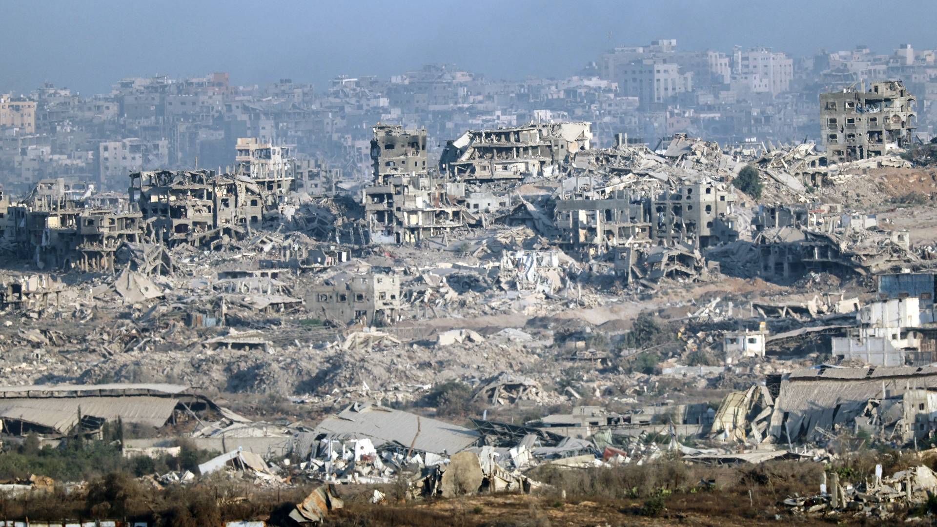 آثار الدمار في قطاع غزة