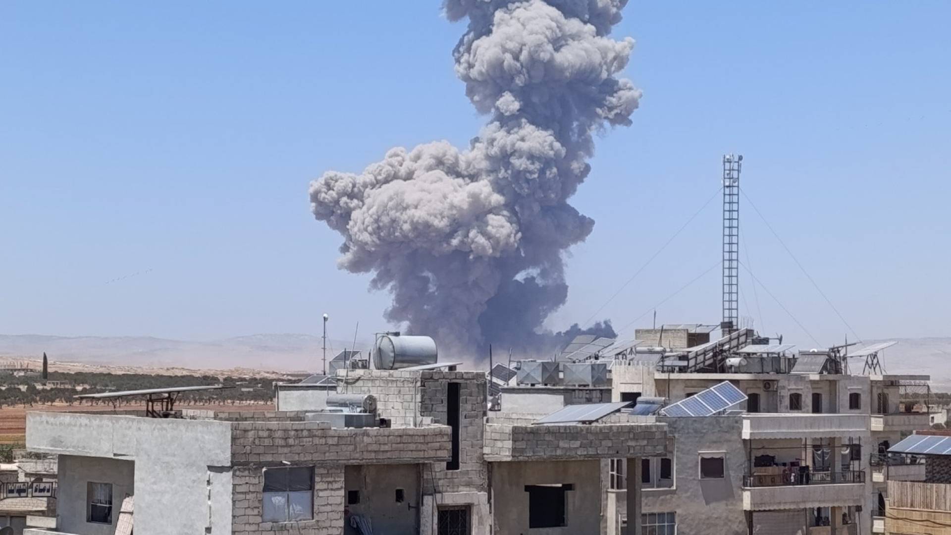 انفجار قرب معرة مصرين